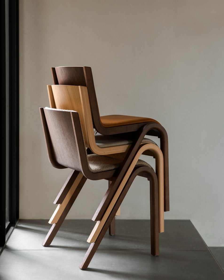 READY chair dark oak wood