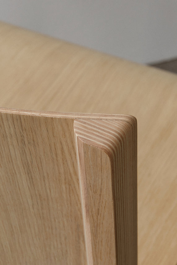 READY chair dark oak wood