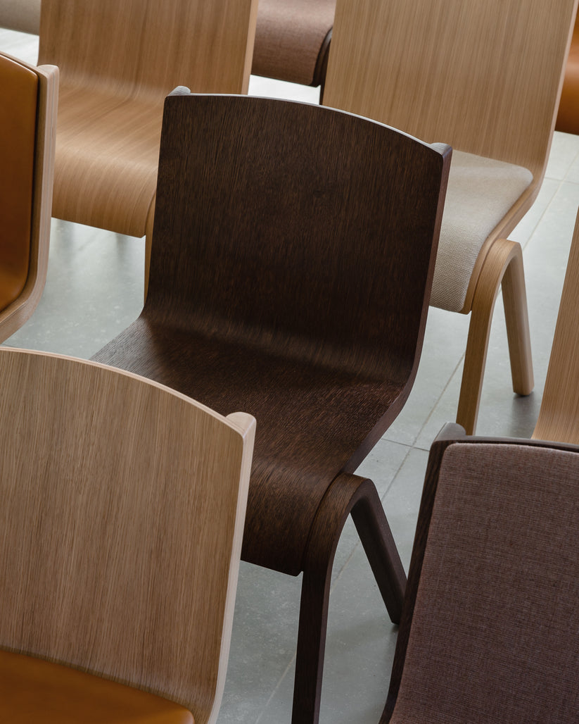 READY chair dark oak wood