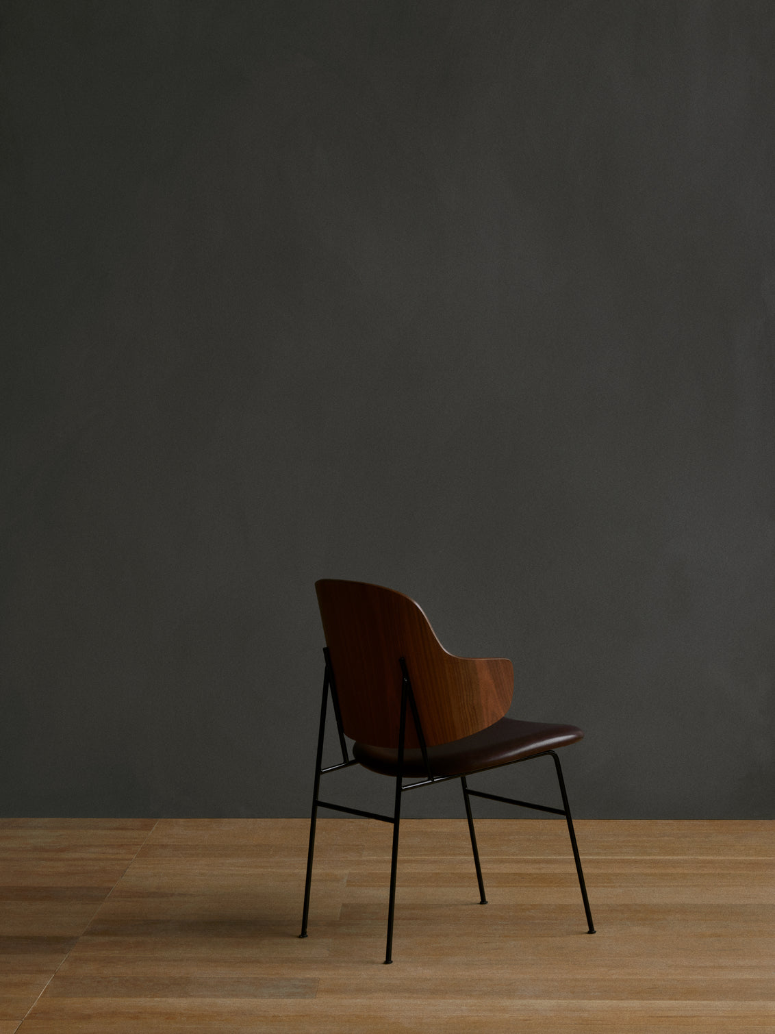 Stuhl PENGUIN braunes Leder