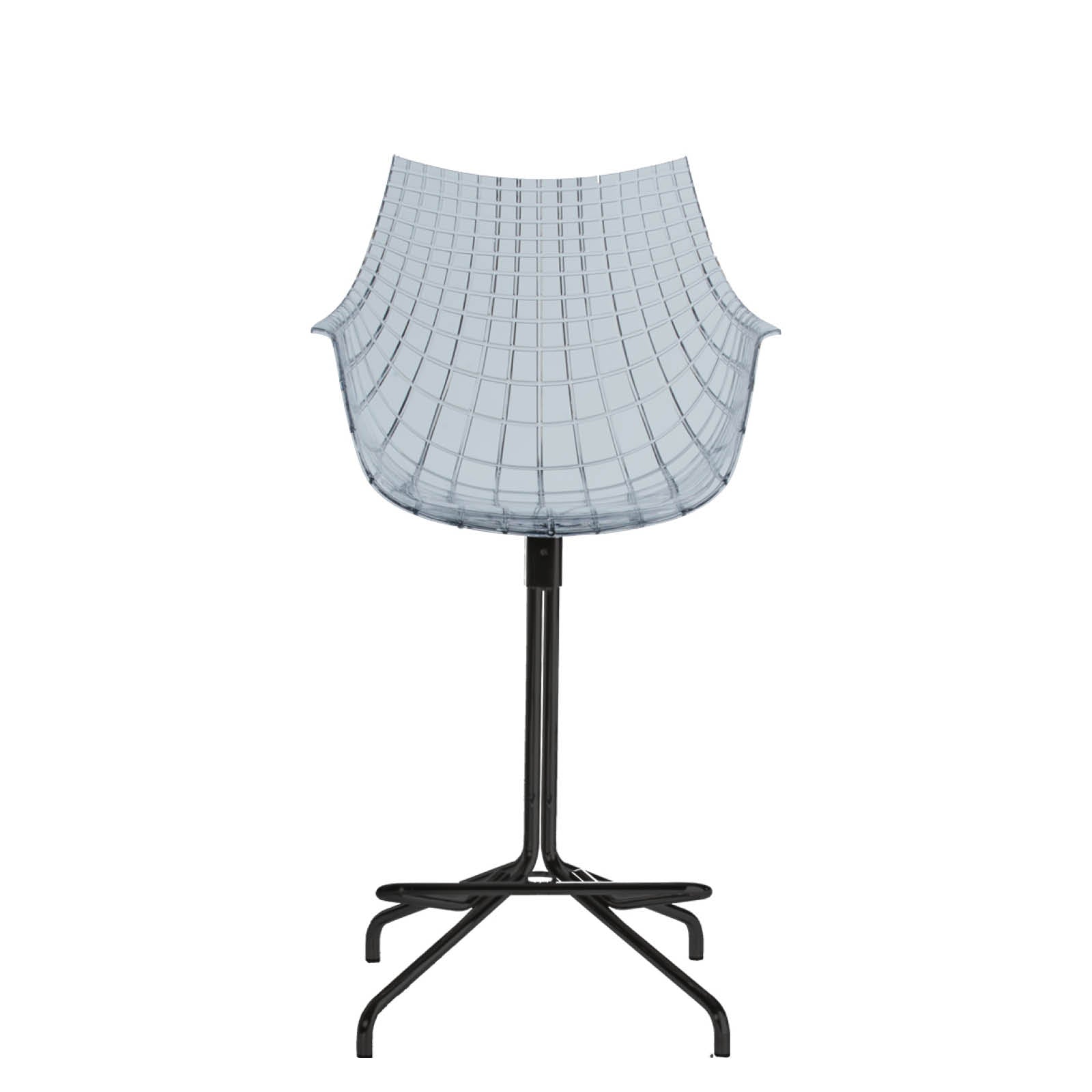 Meridiana Hocker Dymiony with a black base