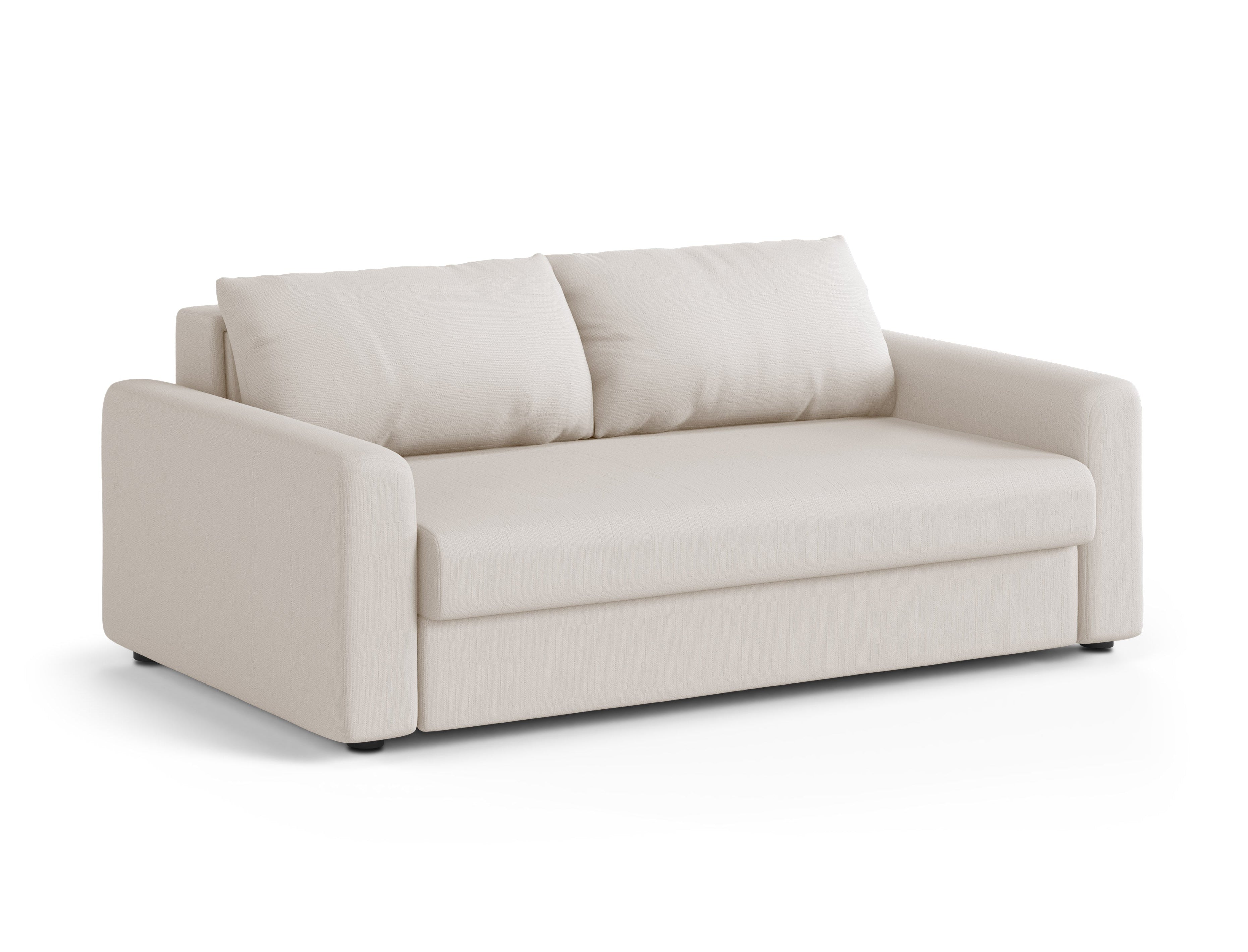 Sofa 3-osobowa z funkcją spania DAVID biały – Micadoni
