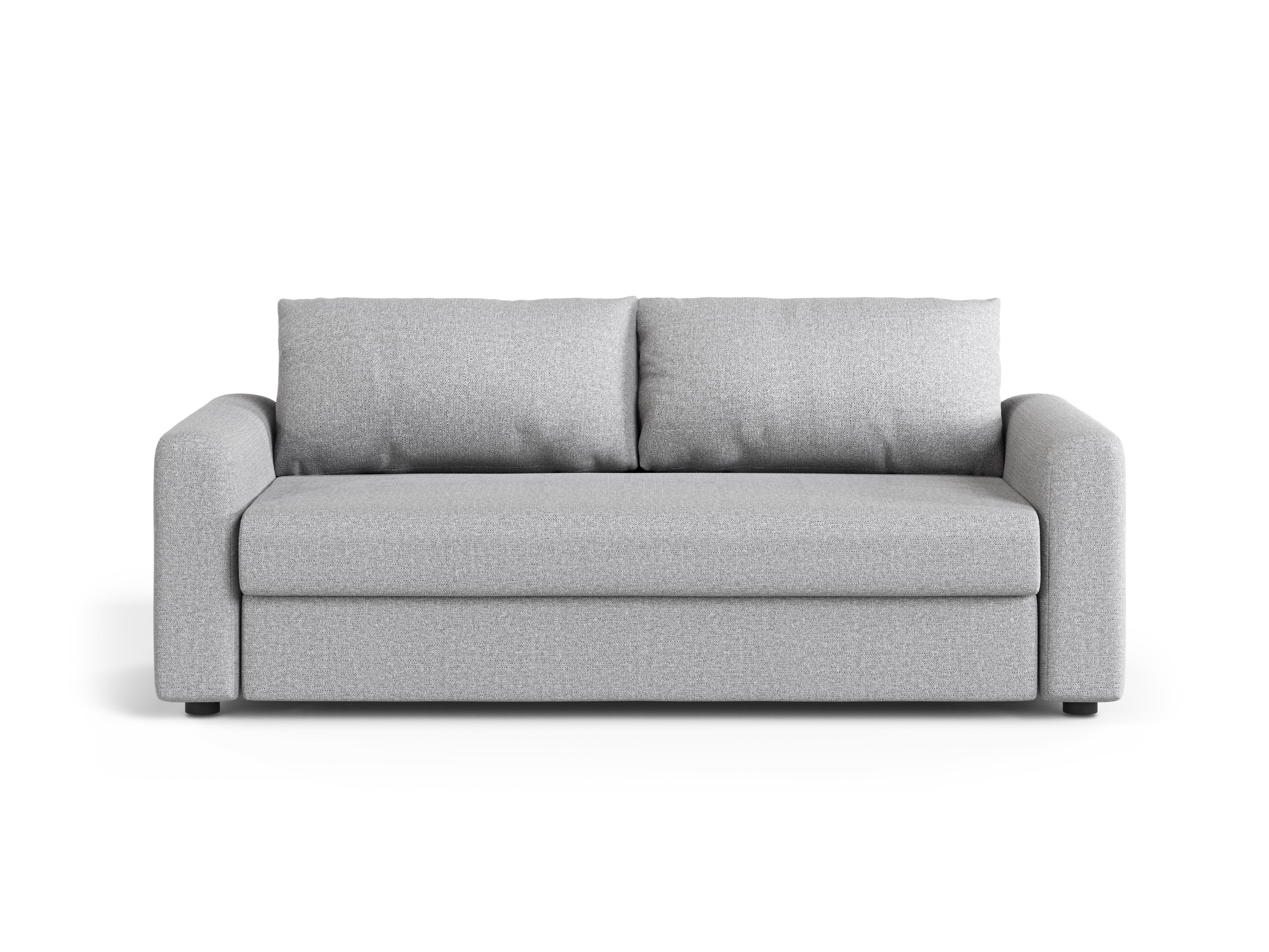 Sofa 3-osobowa z funkcją spania DAVID jasny szary – Micadoni