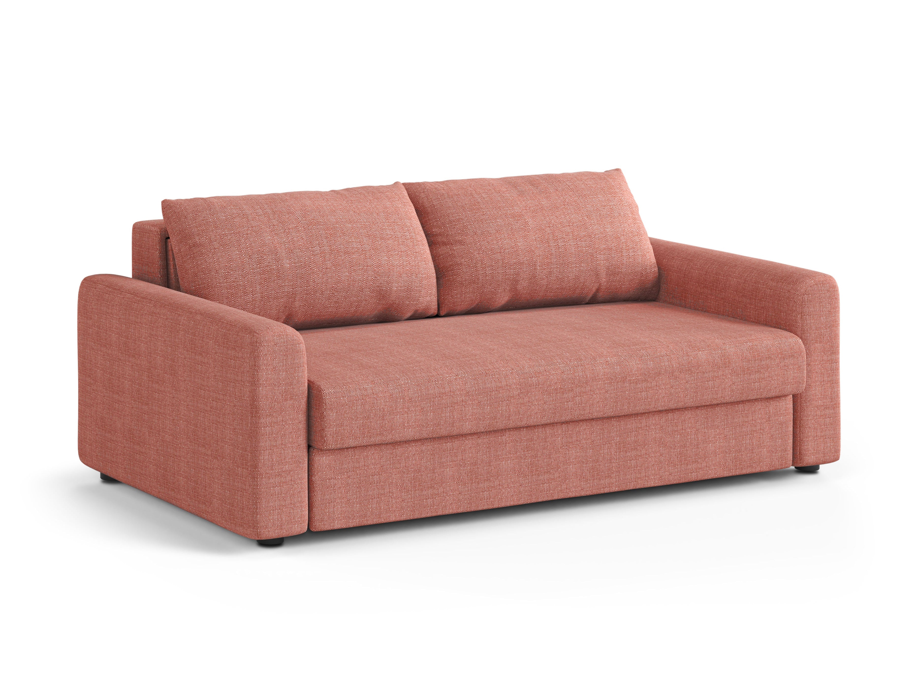 Sofa 3-sitzig mit Schlaffunktion DAVID rot