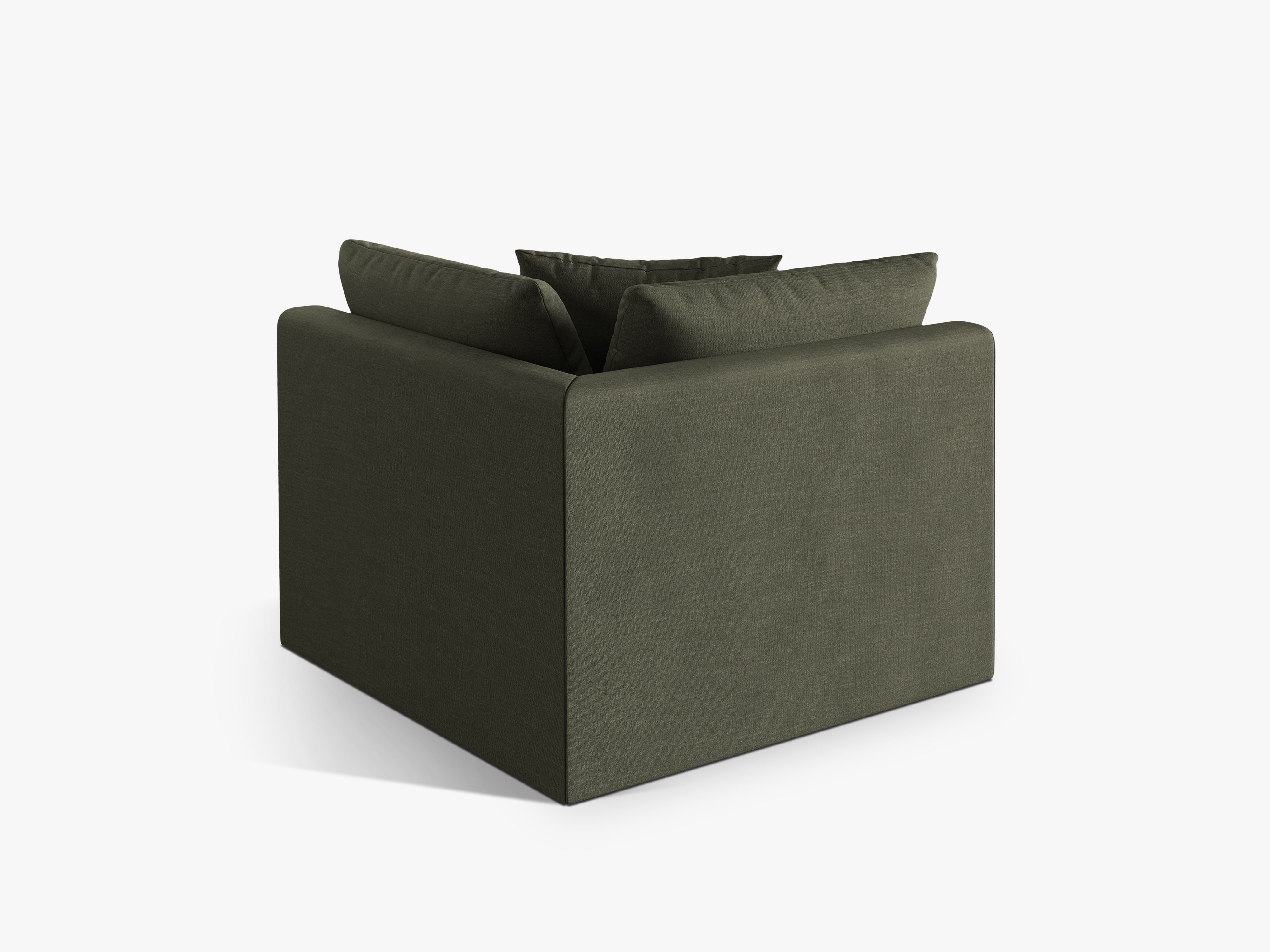 CHRIS Modular Sofa - Green Chenille Corner Element