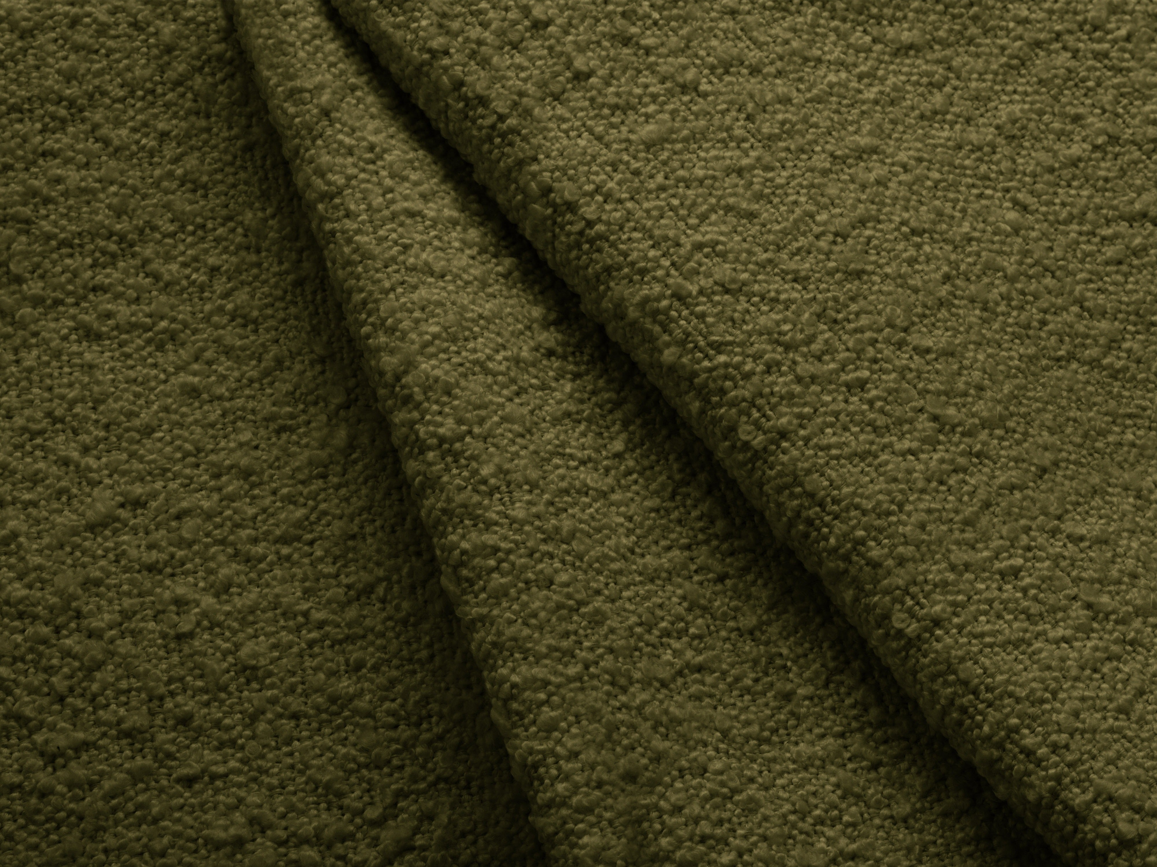 MILEY Modular Sofa - Right Side Module Green Boucle