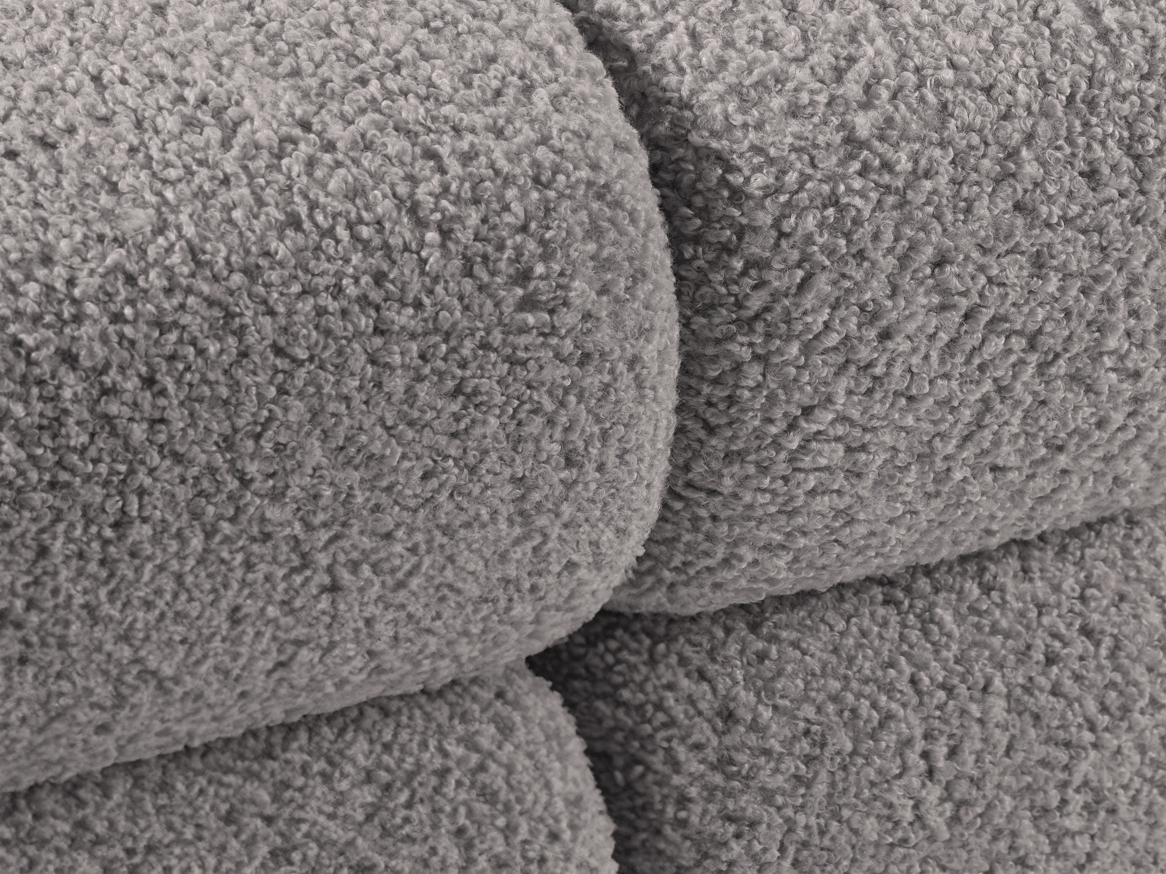 Modulares Sofa BELLIS - linkes graues Boucle-Modul