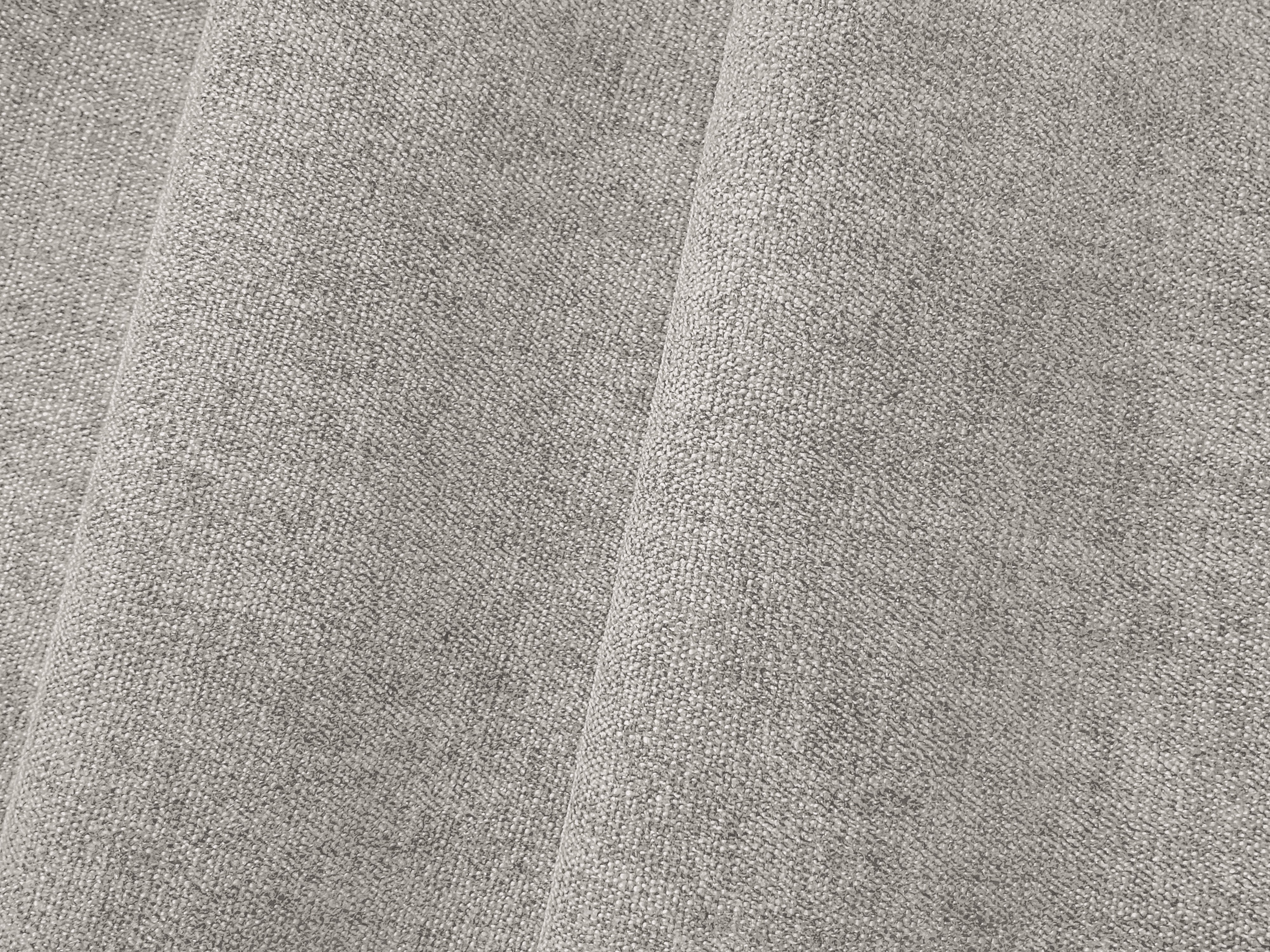 Modulares Sofa BLOOM - linkes Element in silbernem Chenille