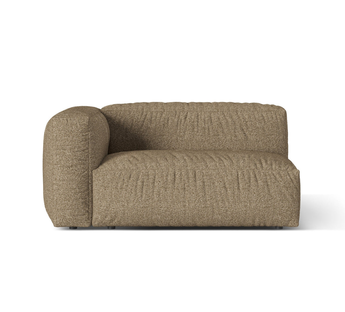 Moduł podwójny z lewym podłokietnikiem MARTINA cappuccino boucle – Micadoni