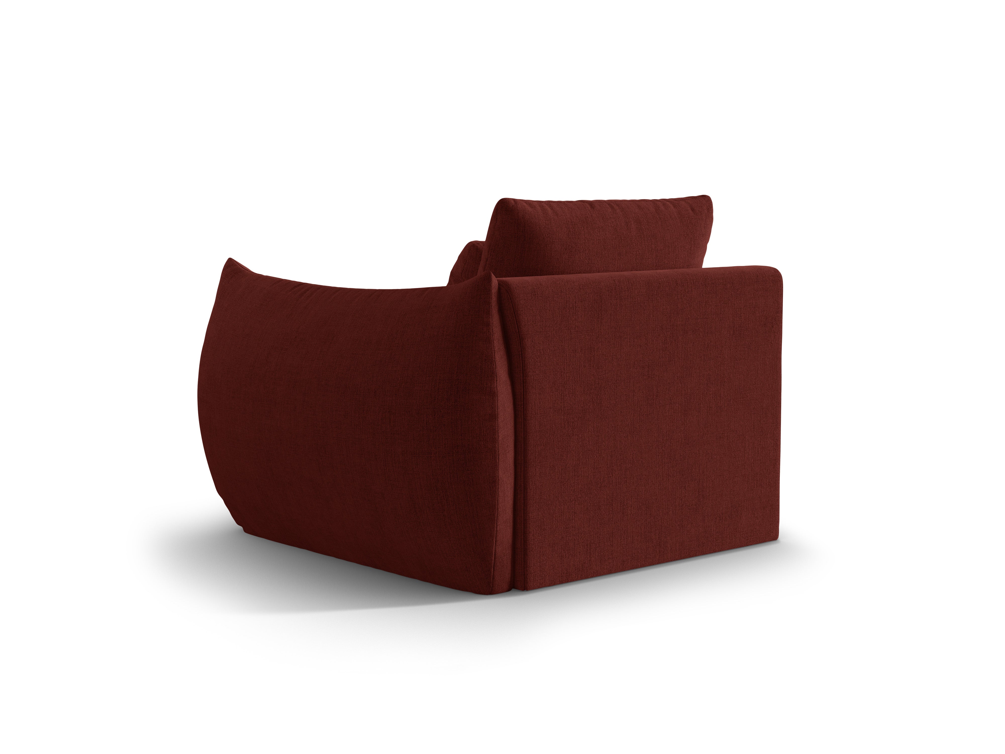 BLOOM modular sofa - right-side element red chenille