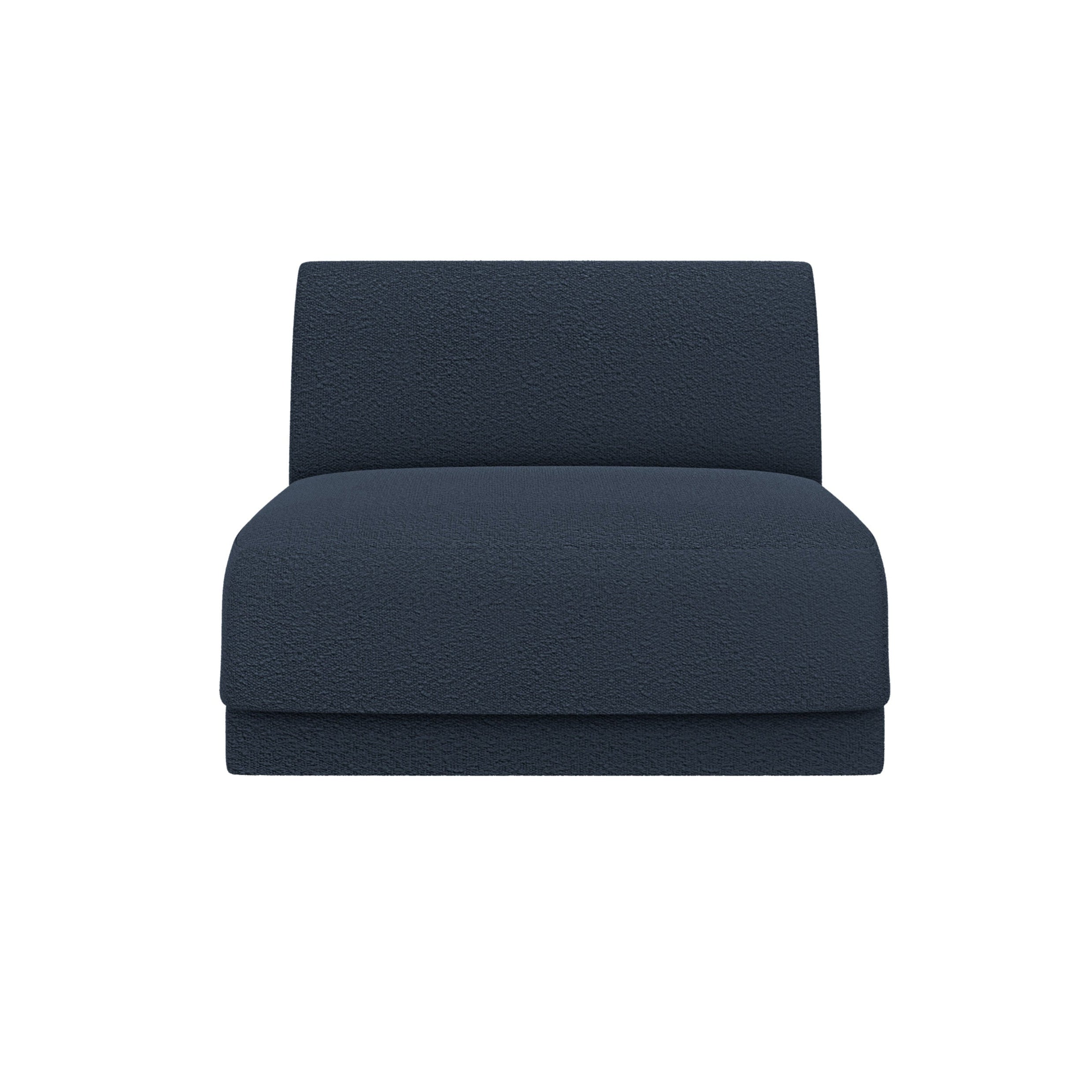 Sessel / Modul MILEY dunkelblau Boucle