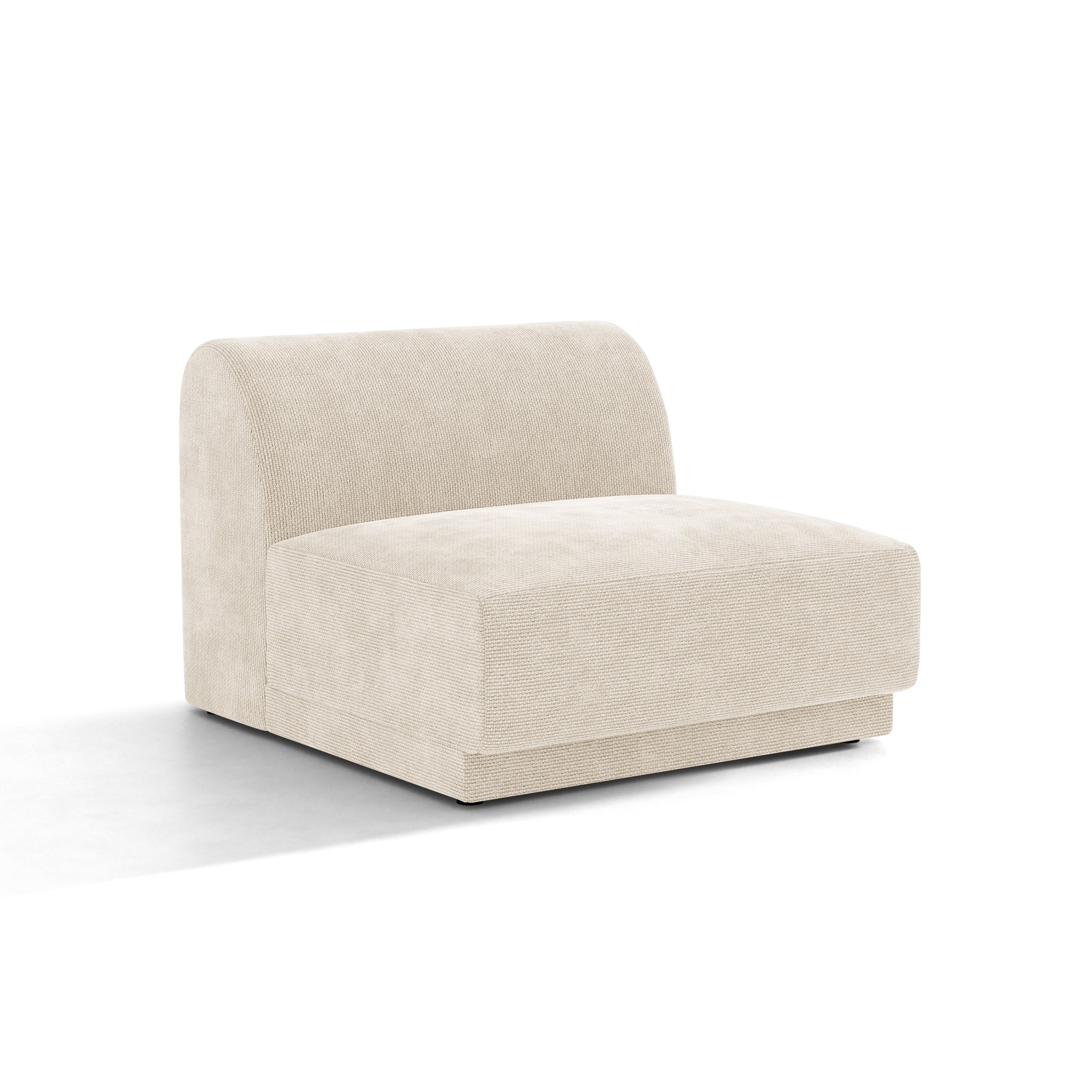 Sessel / Modul MILEY Elfenbein Chenille