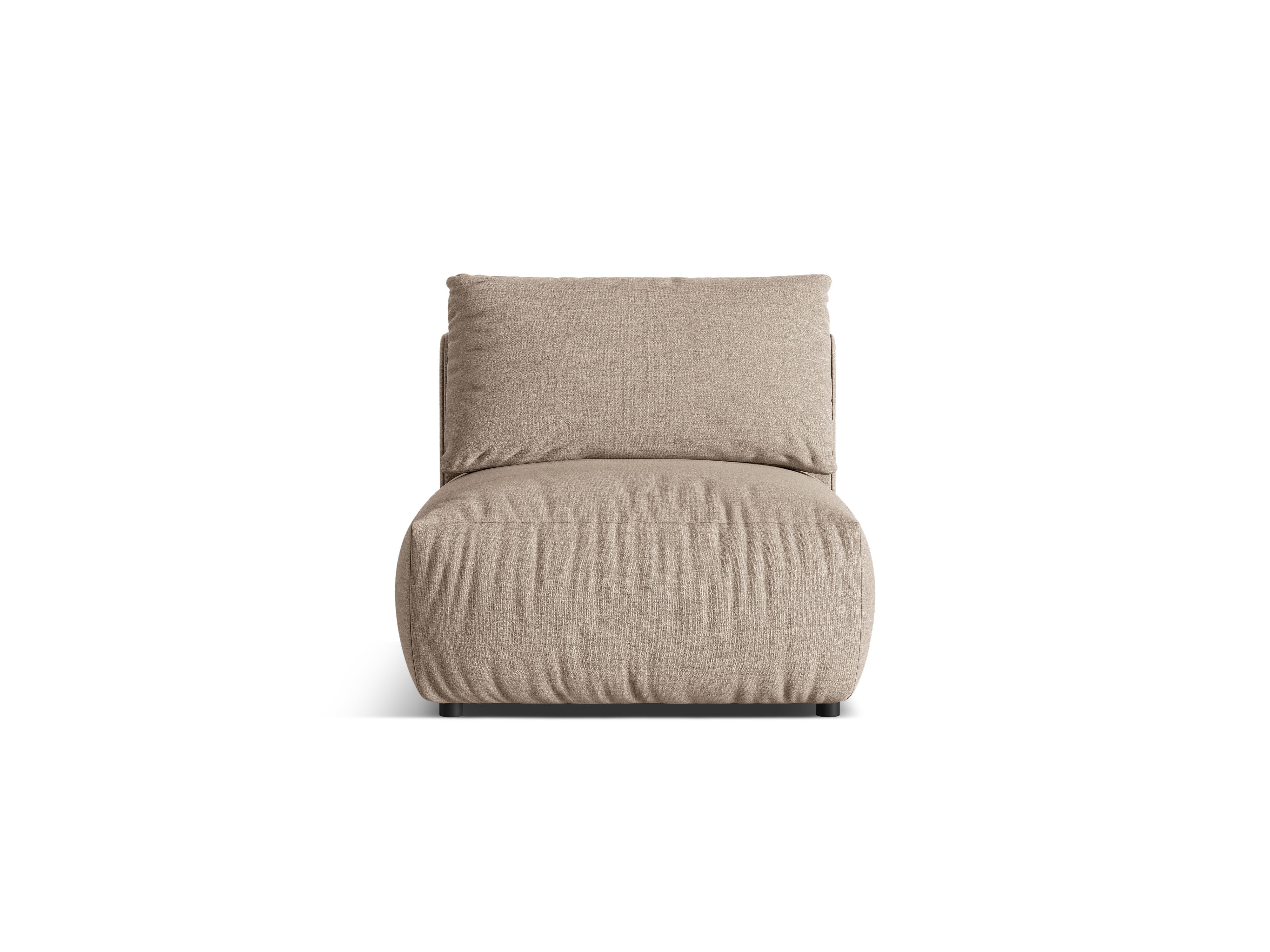 CHRIS modular sofa - central element sand chenille