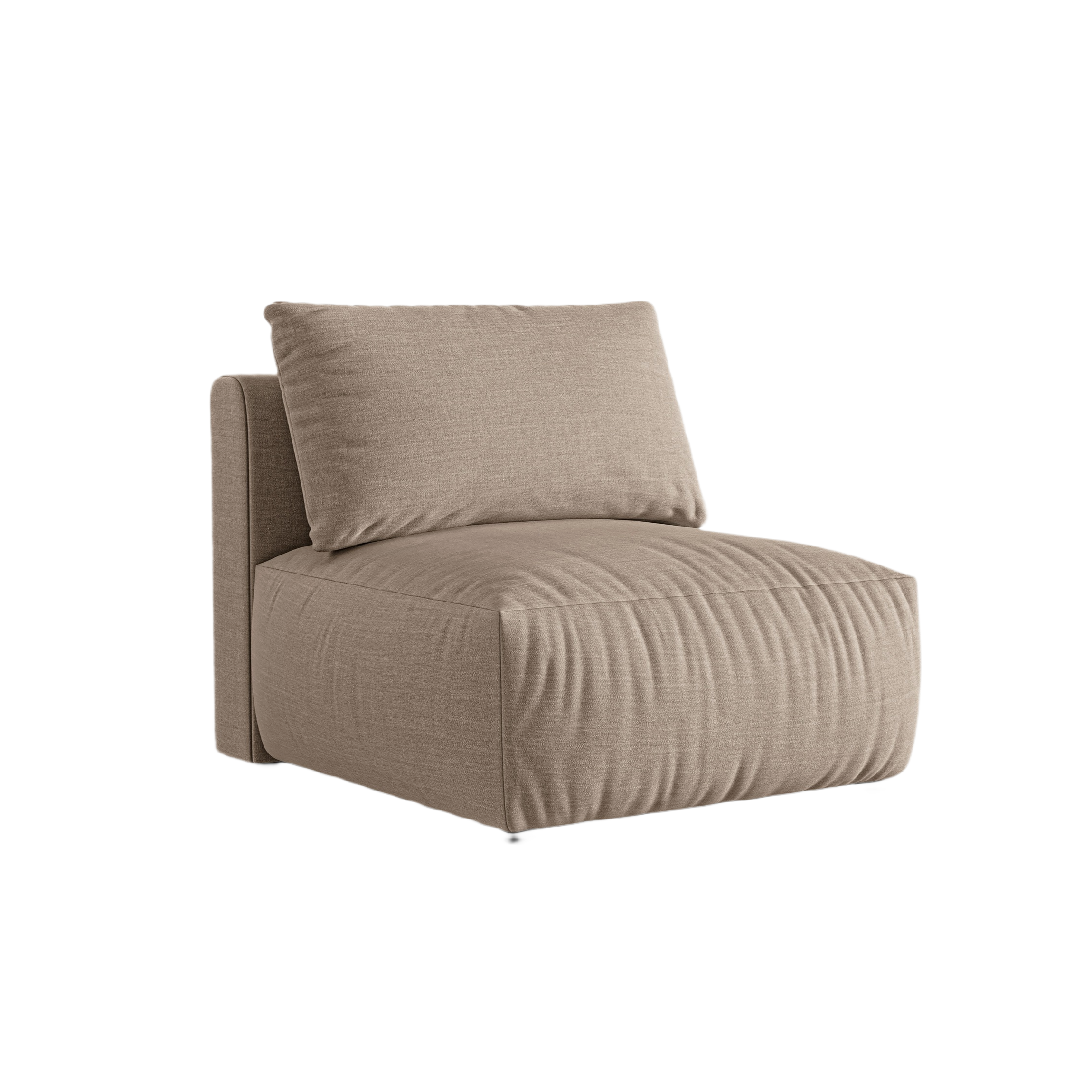 CHRIS modular sofa - central element sand chenille