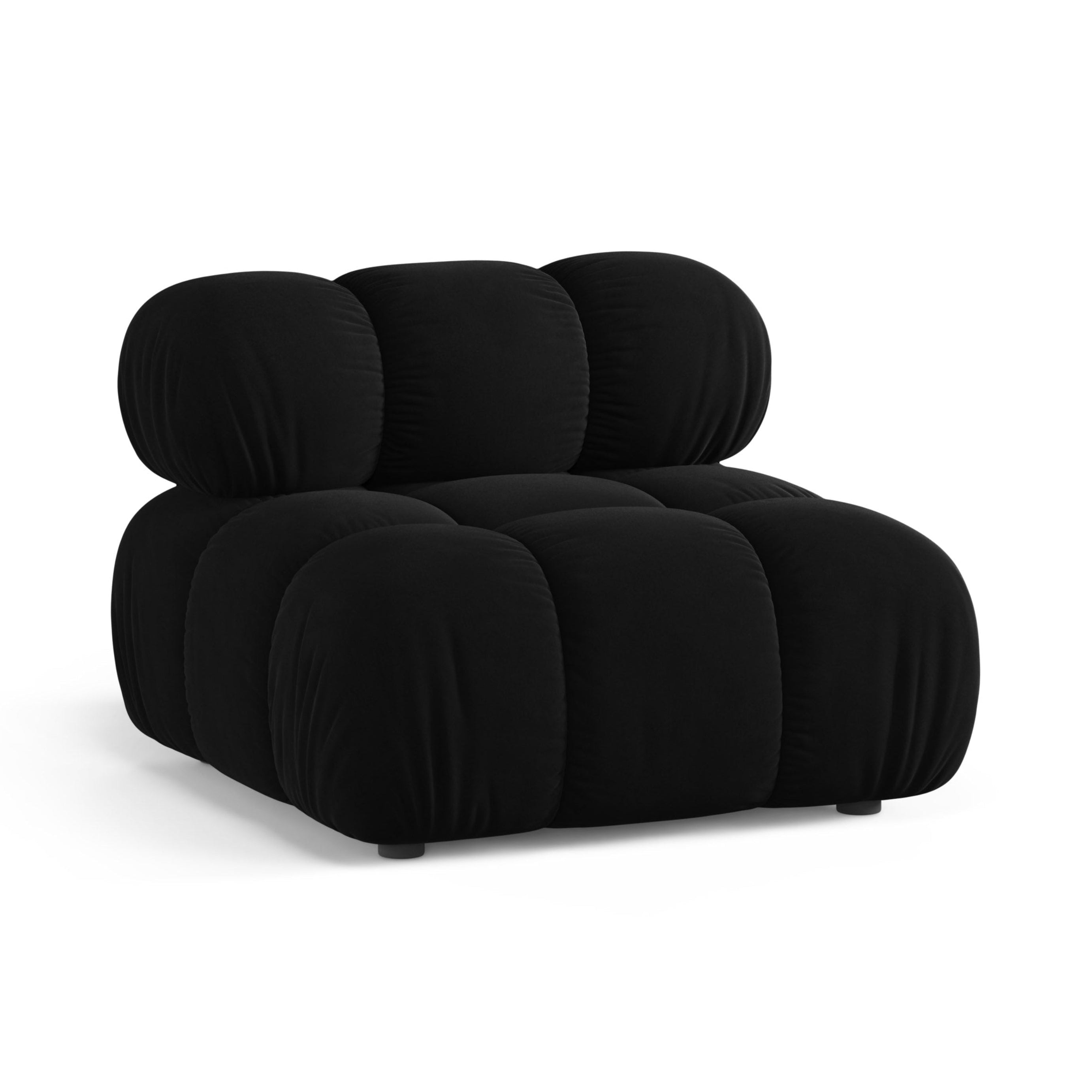 Sessel / Samtmodul BELLIS schwarz