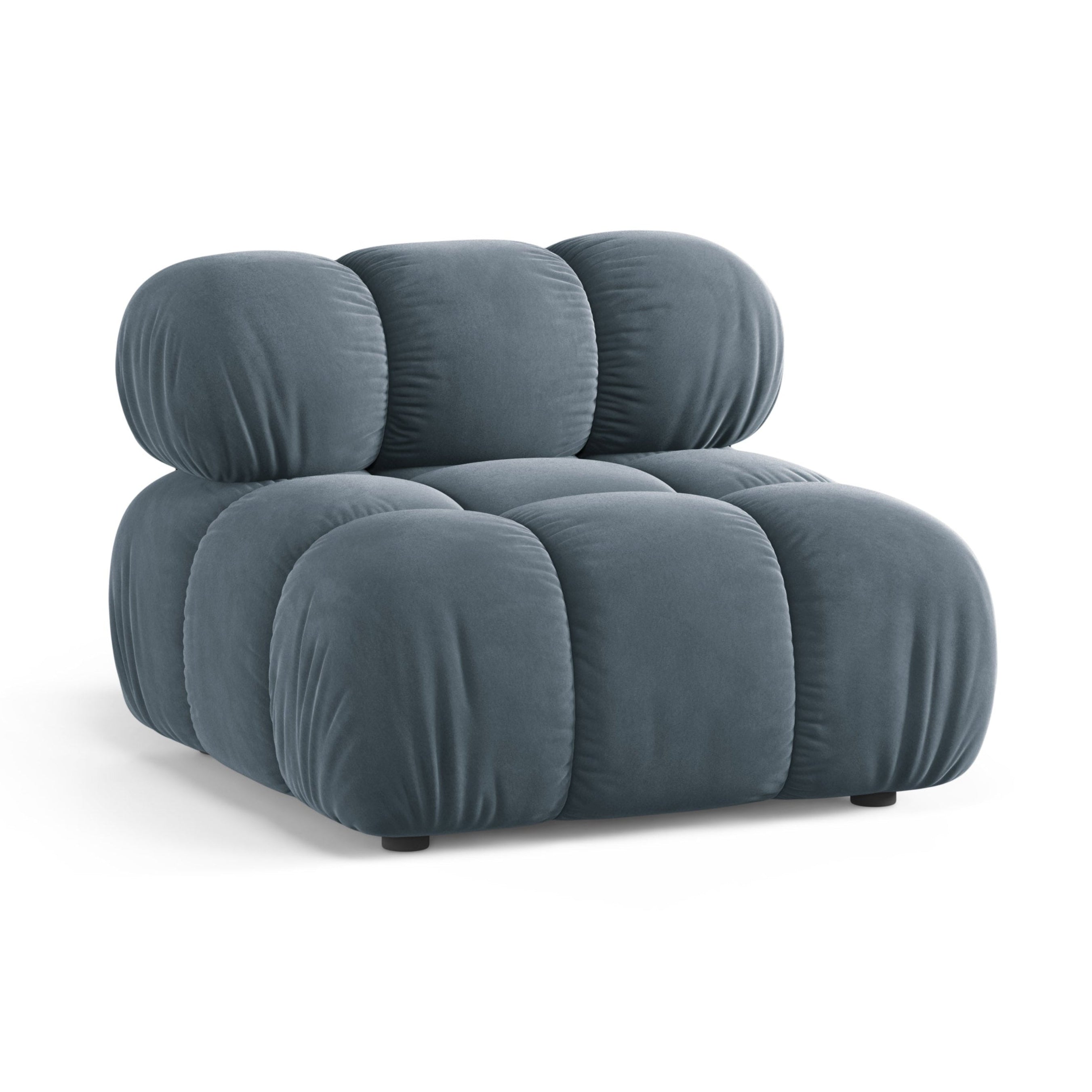 Sessel / Samtmodul BELLIS blau