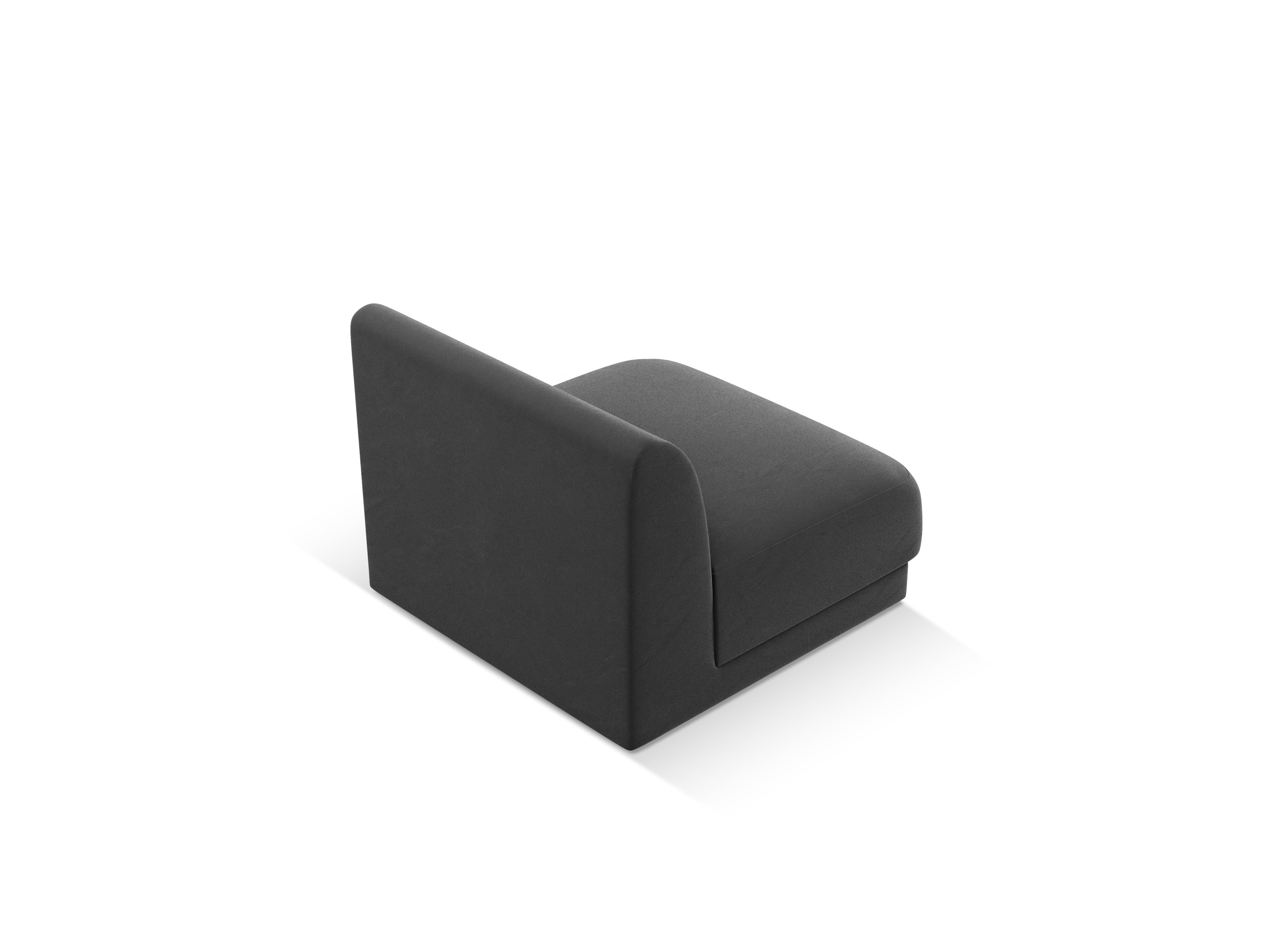 Sessel / Samtmodul MILEY grau