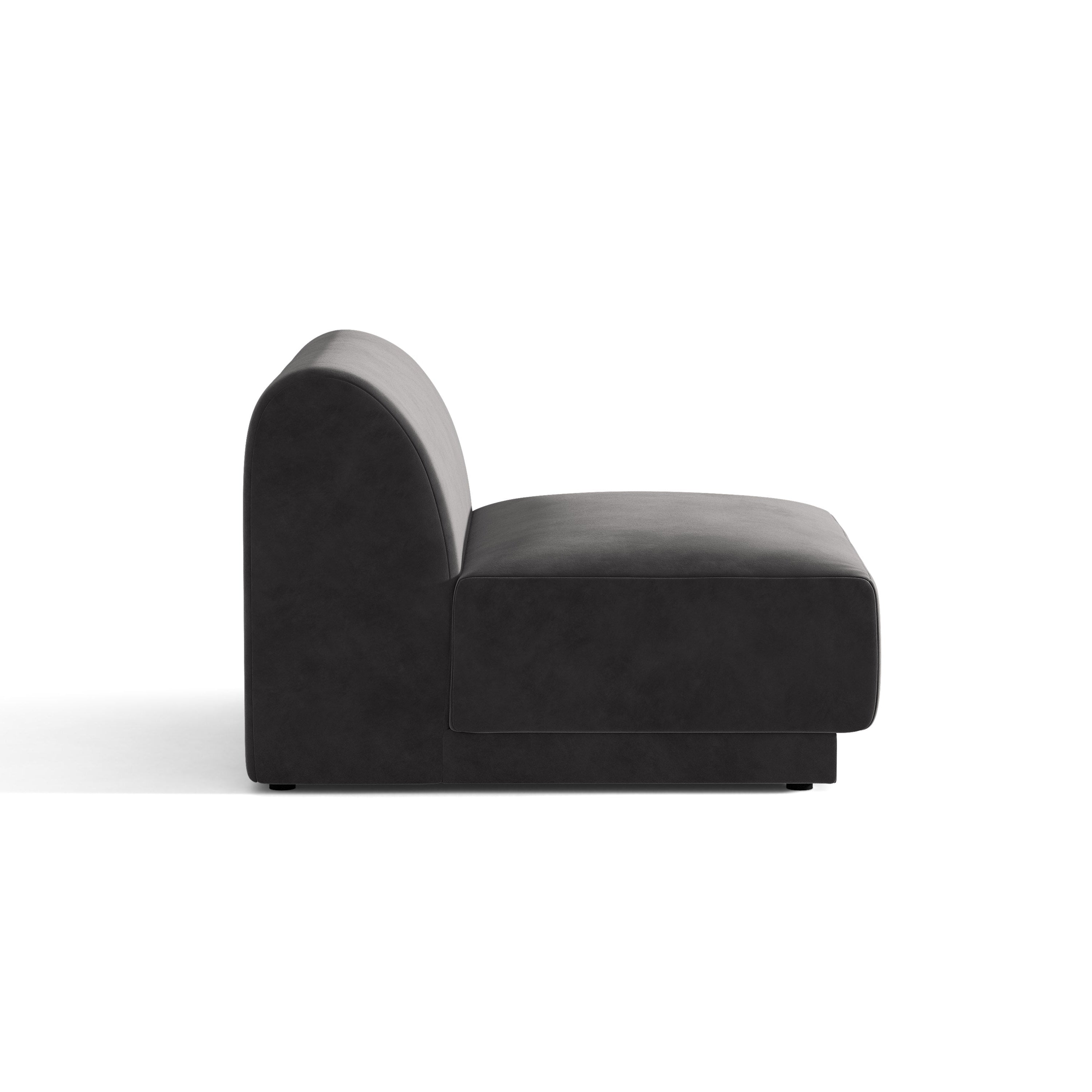 Sessel / Samtmodul MILEY grau