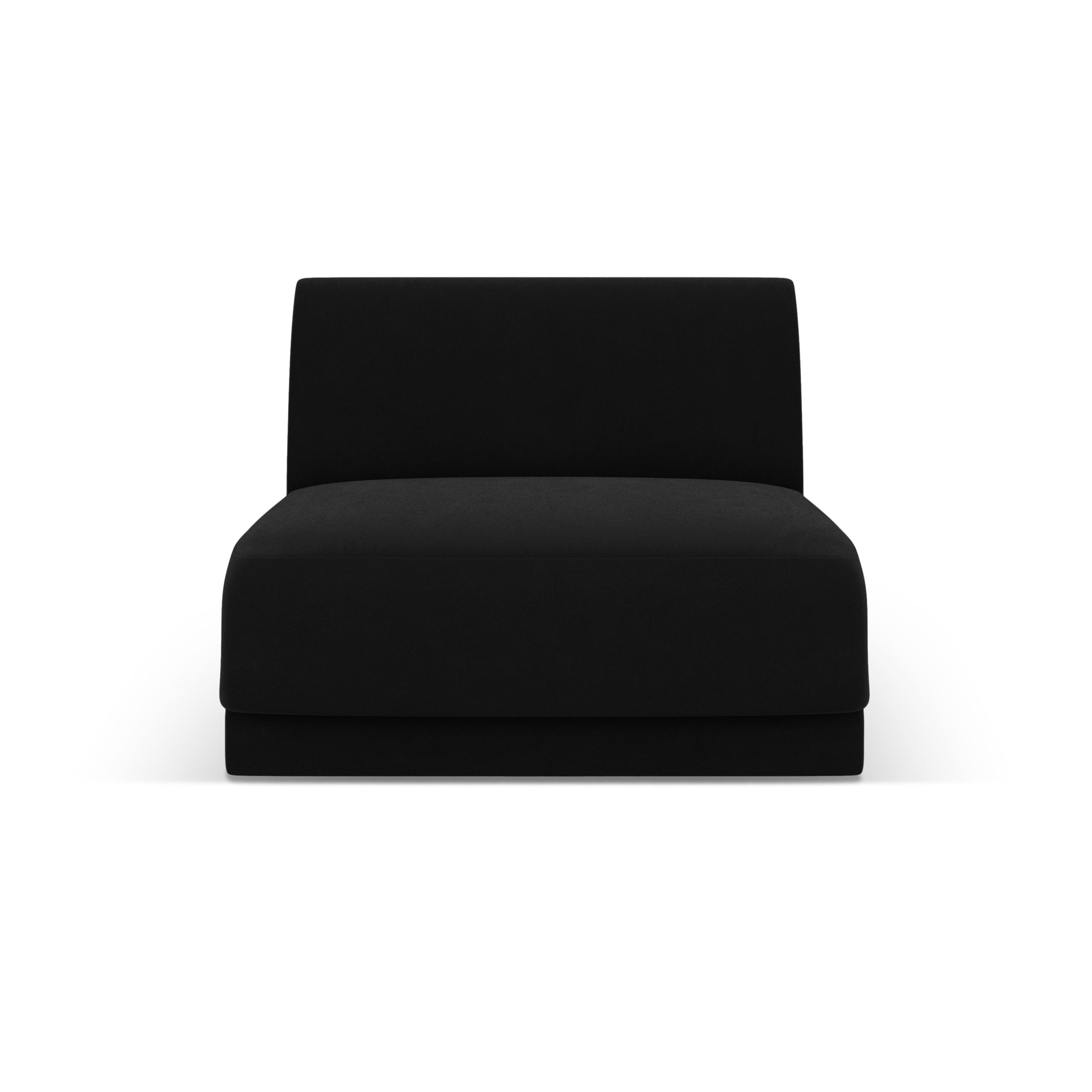 Armchair / velvet module MILEY black