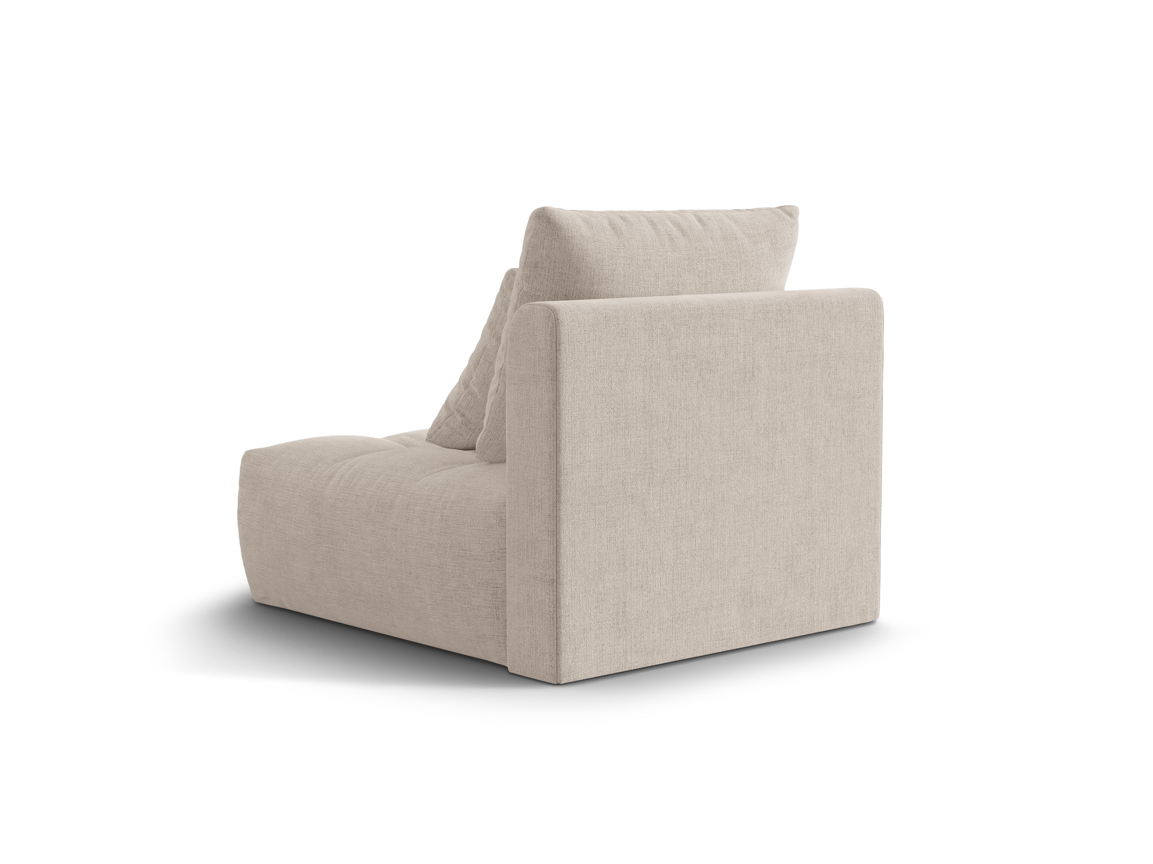 Armchair / BLOOM module dark beige chenille