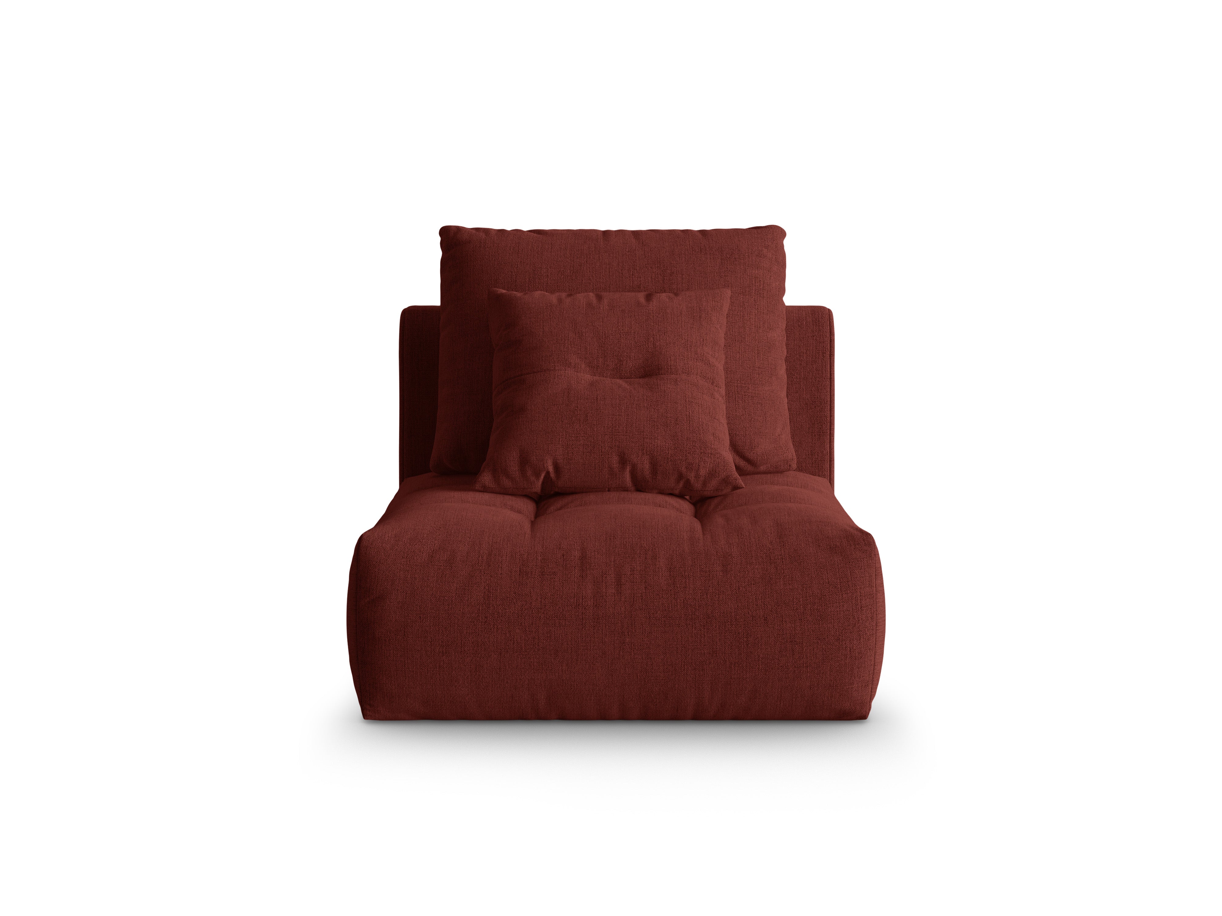 Sessel / Modul BLOOM roter Chenille