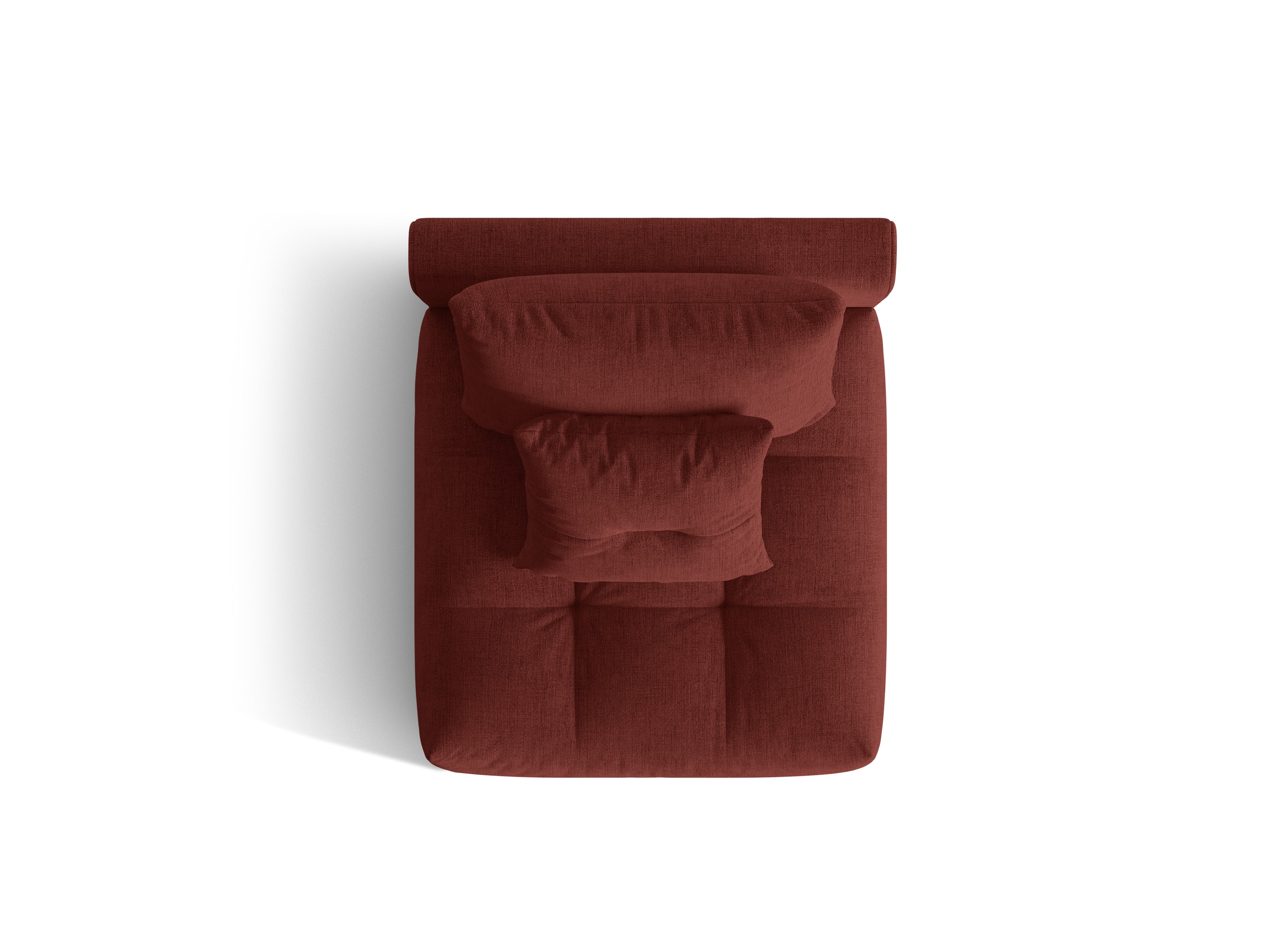 Sessel / Modul BLOOM roter Chenille