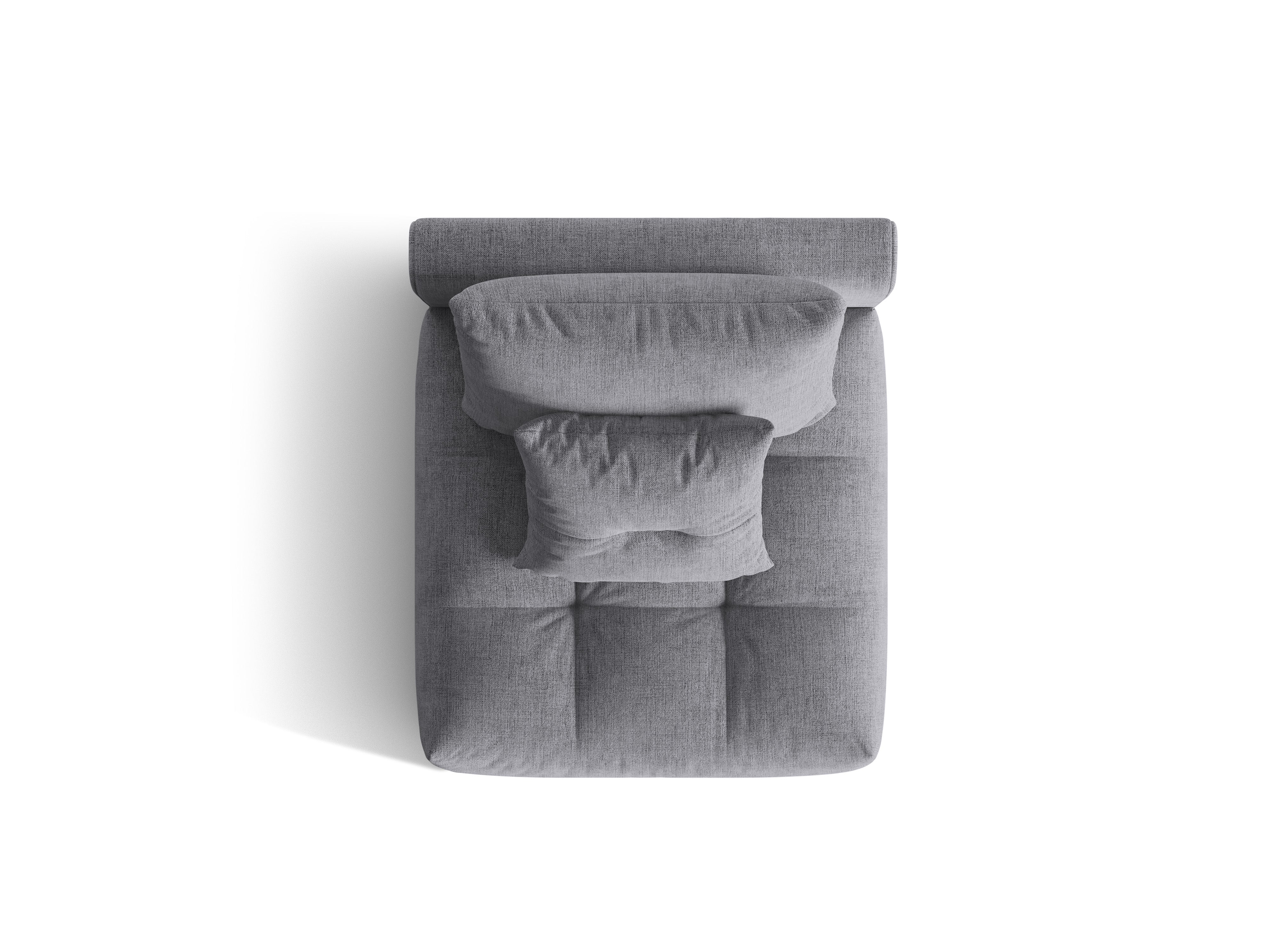Sessel / Modul BLOOM graues Chenille