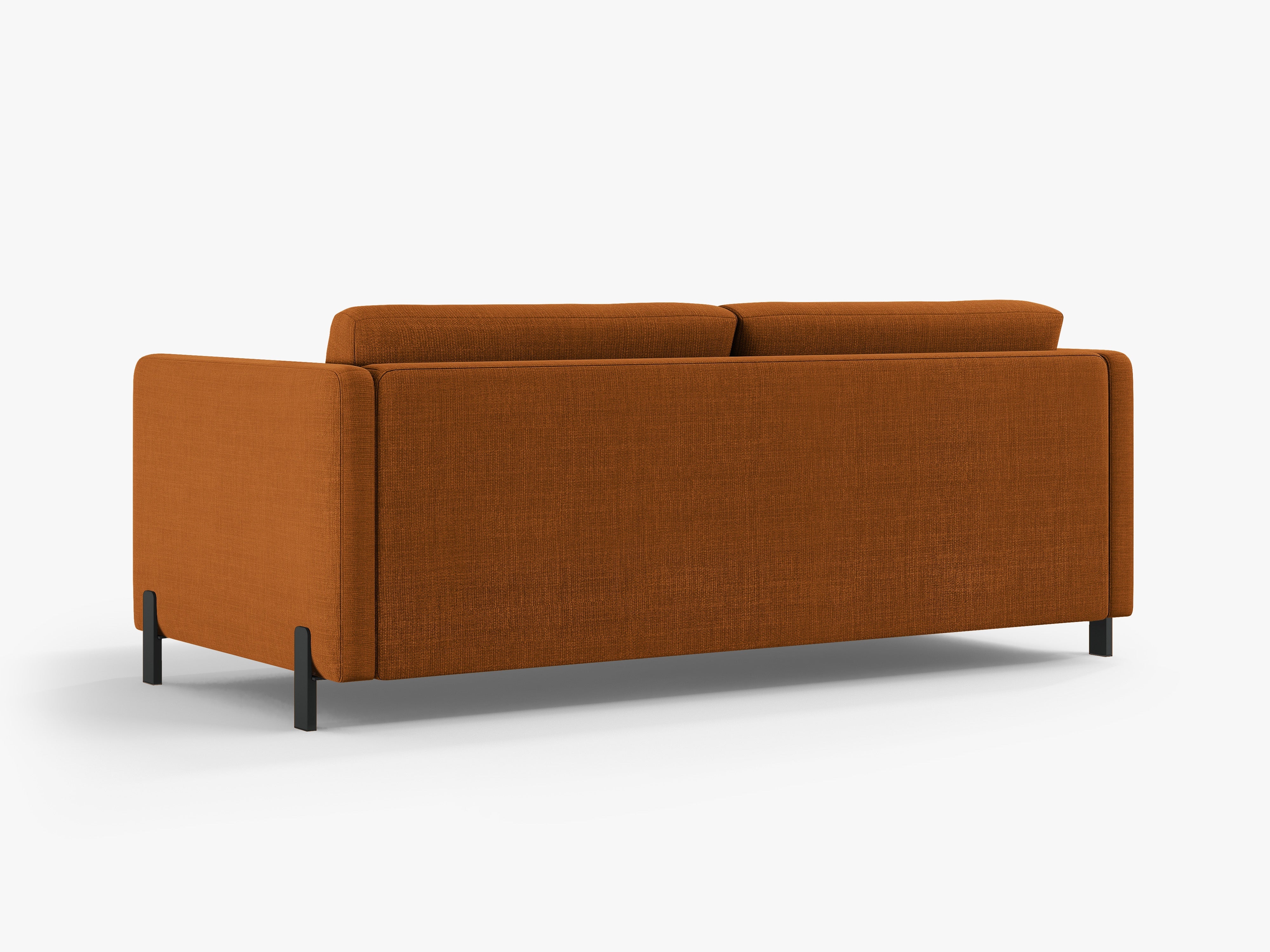 2-seater sofa with sleeping function GLORIA brick chenille