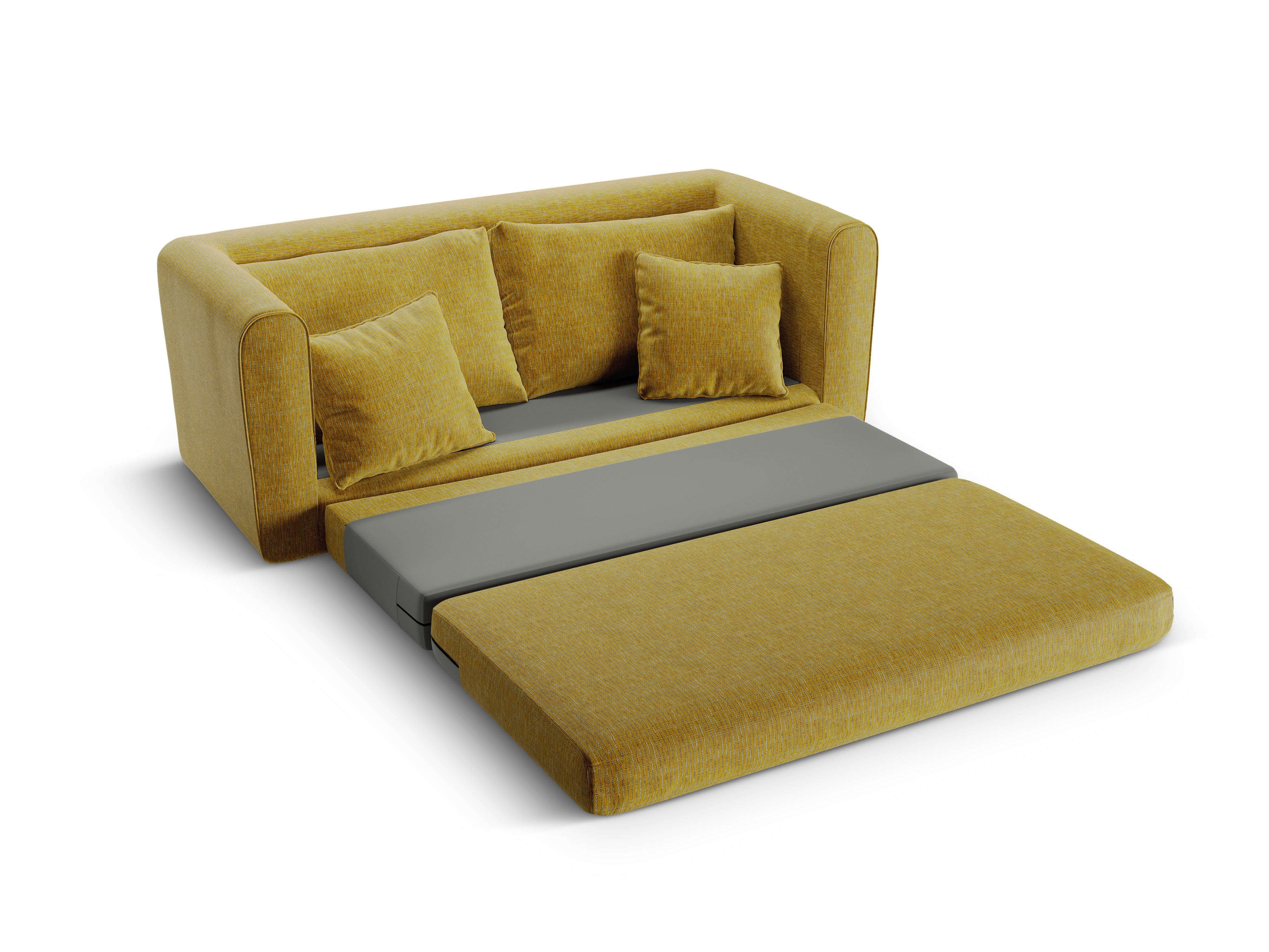 2-Seater Sofa with Sleeping Function LIDO Sunflower Mélange