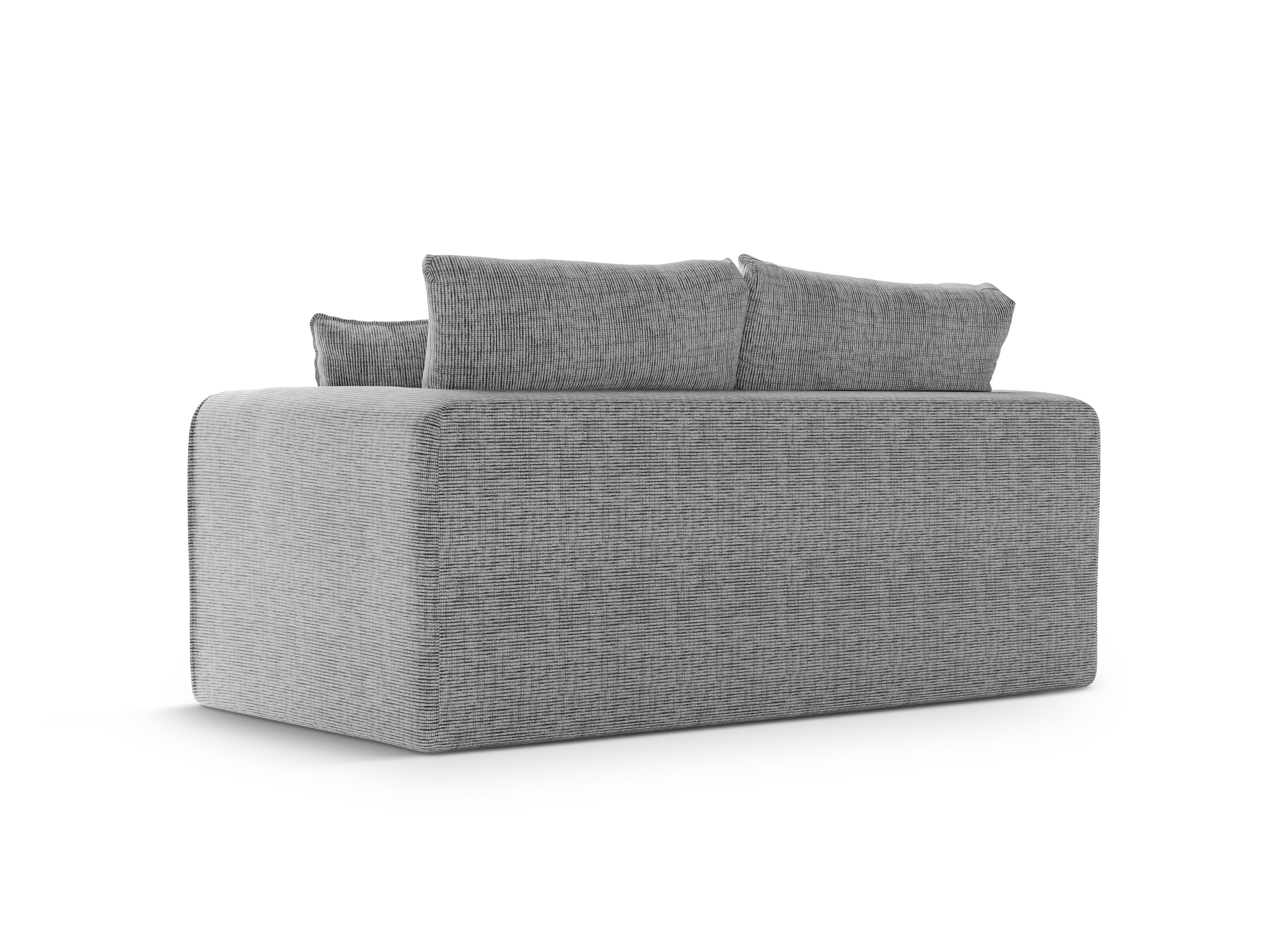 Sofa 2-osobowa z funkcją spania LIDO ciepły szary melanż – Micadoni