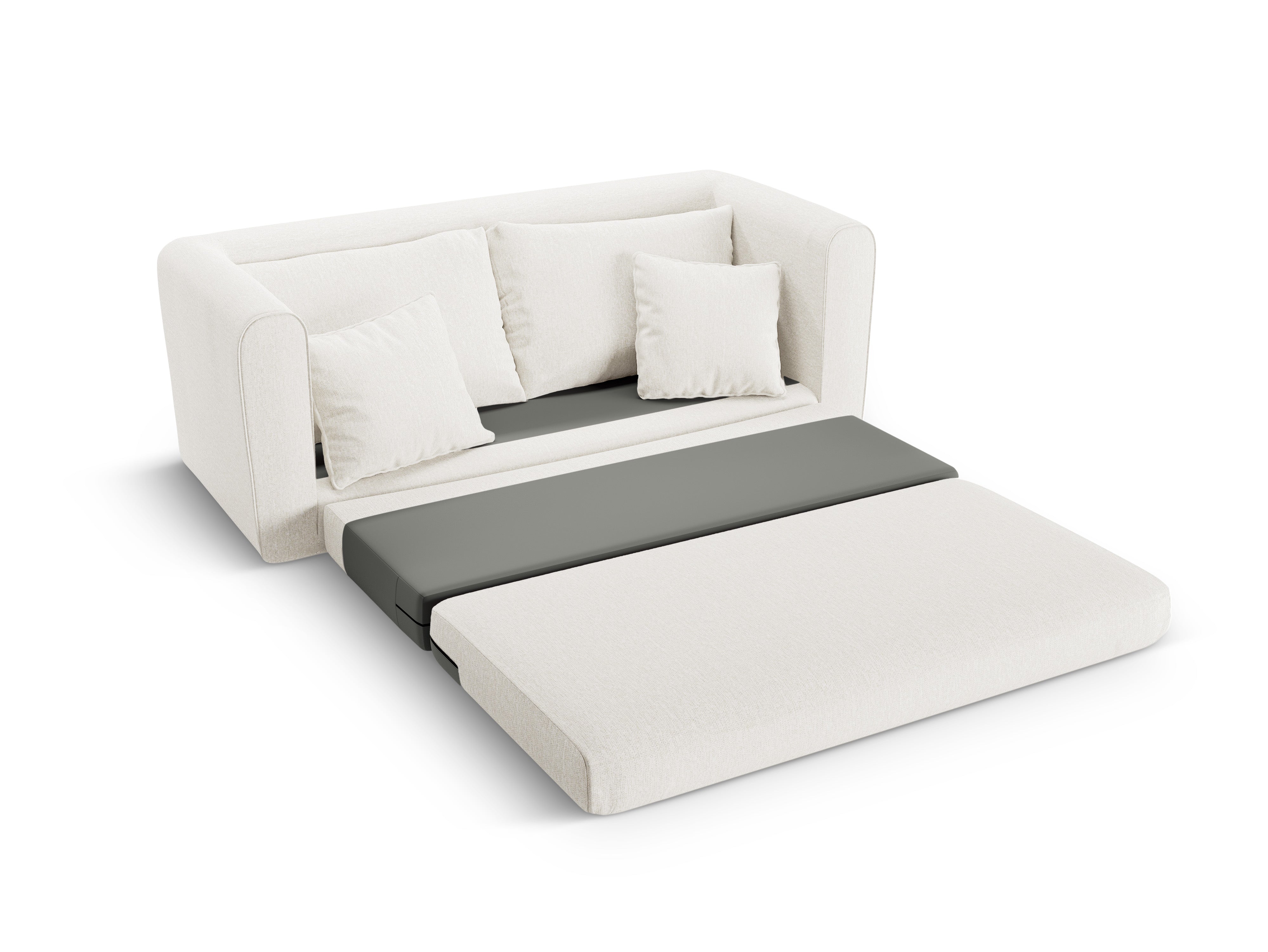 2-Seater Sofa with Sleeping Function LIDO Ivory
