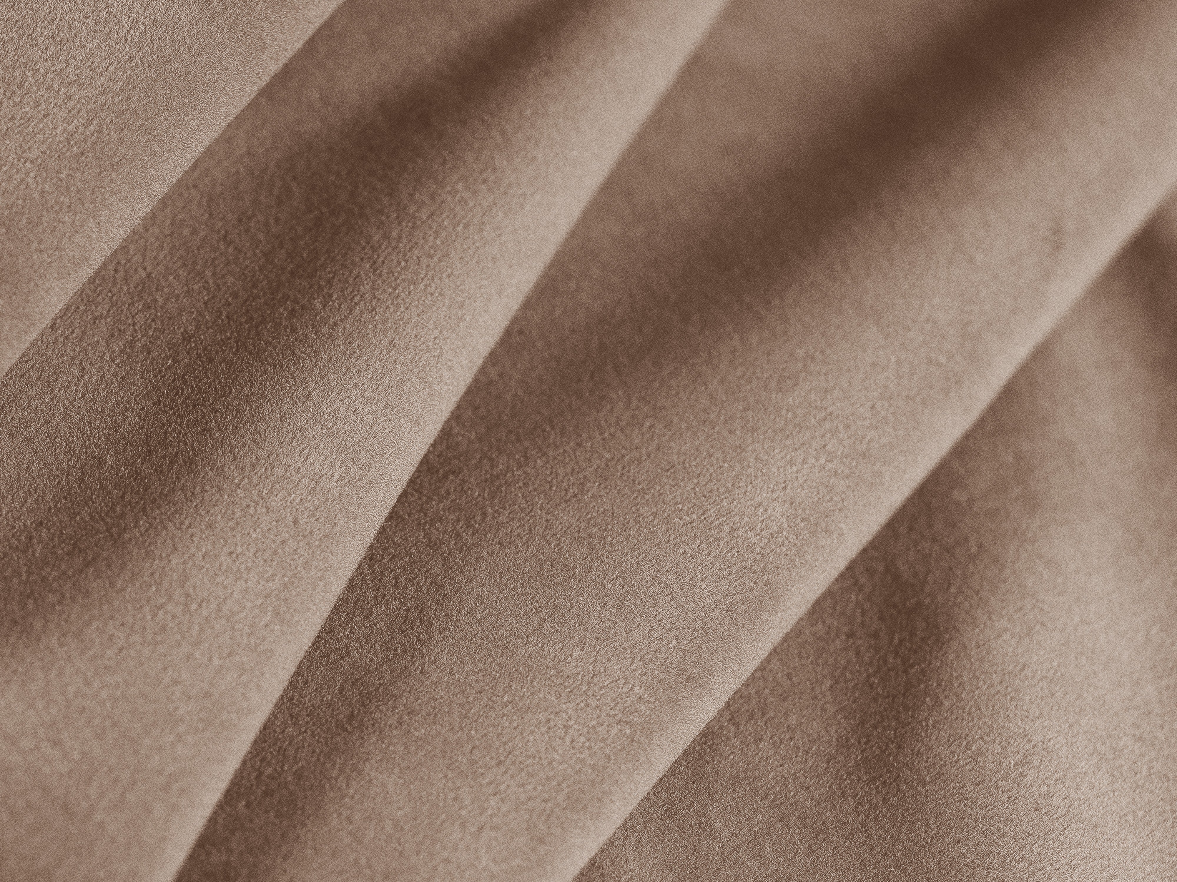 2-seater velvet right-facing chaise longue MILEY cappuccino