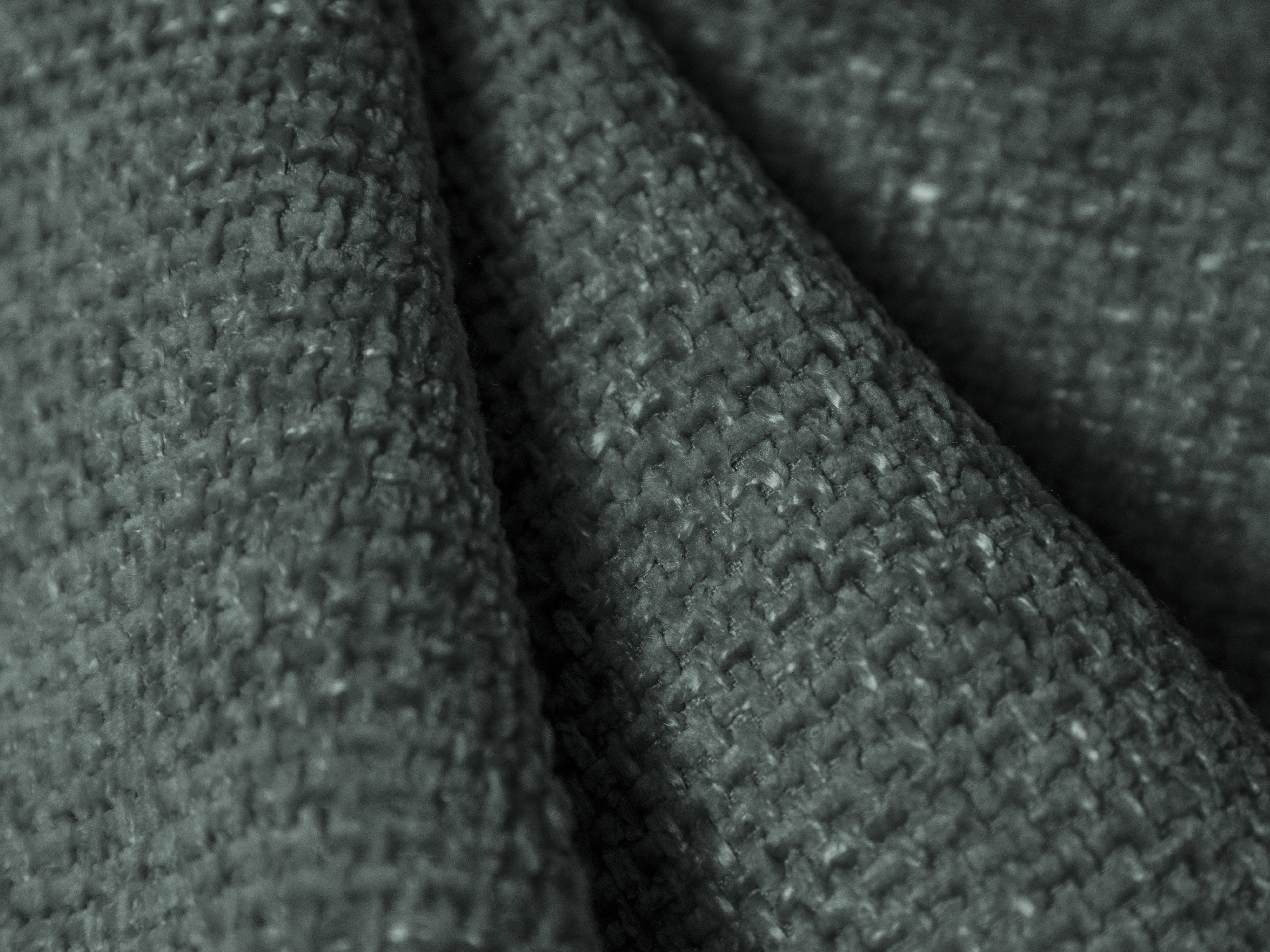 Sofa w tkaninie szenilowej 2-osobowa MILEY petrol Micadoni Eye on Design