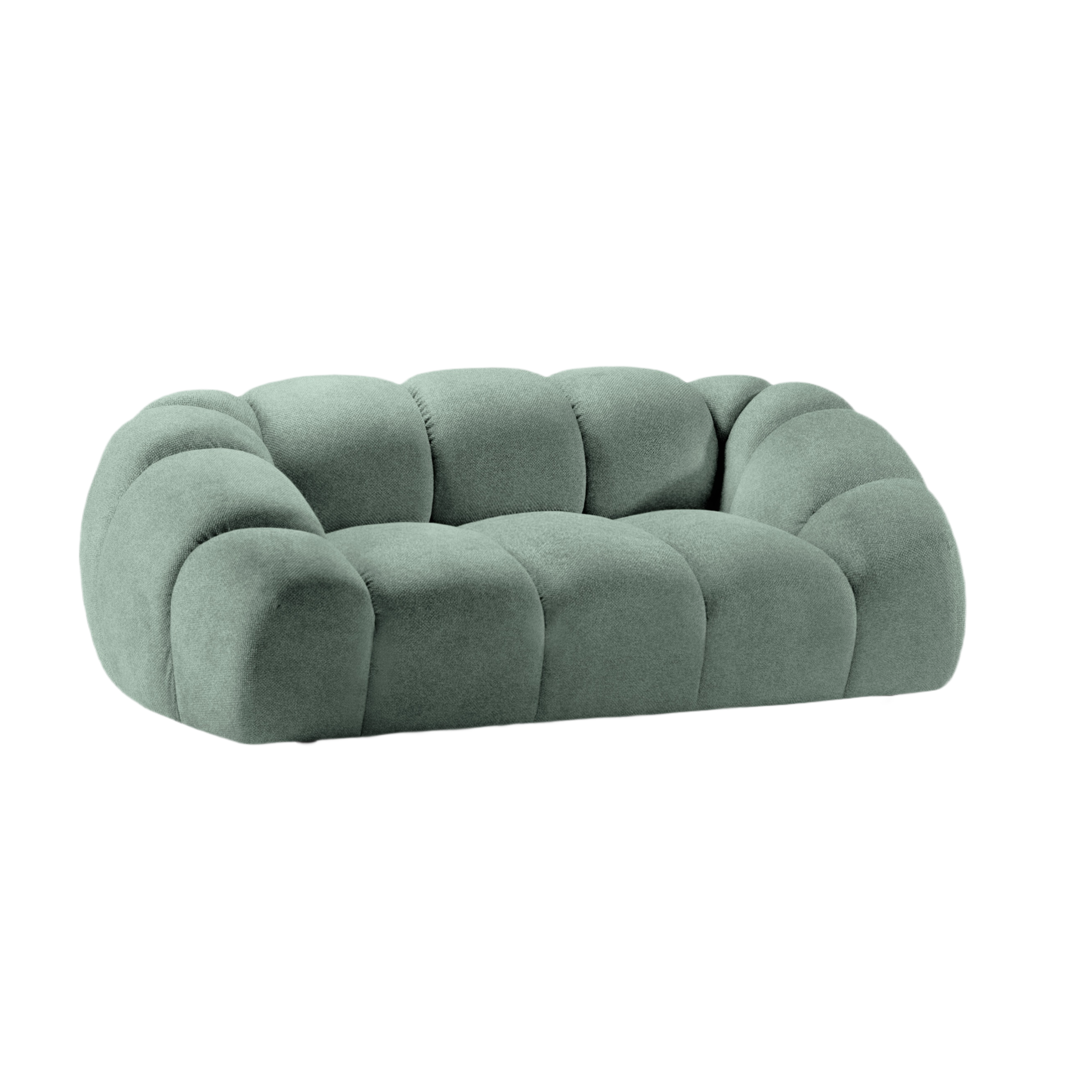 2-seater Sofa DIANA mint chenille