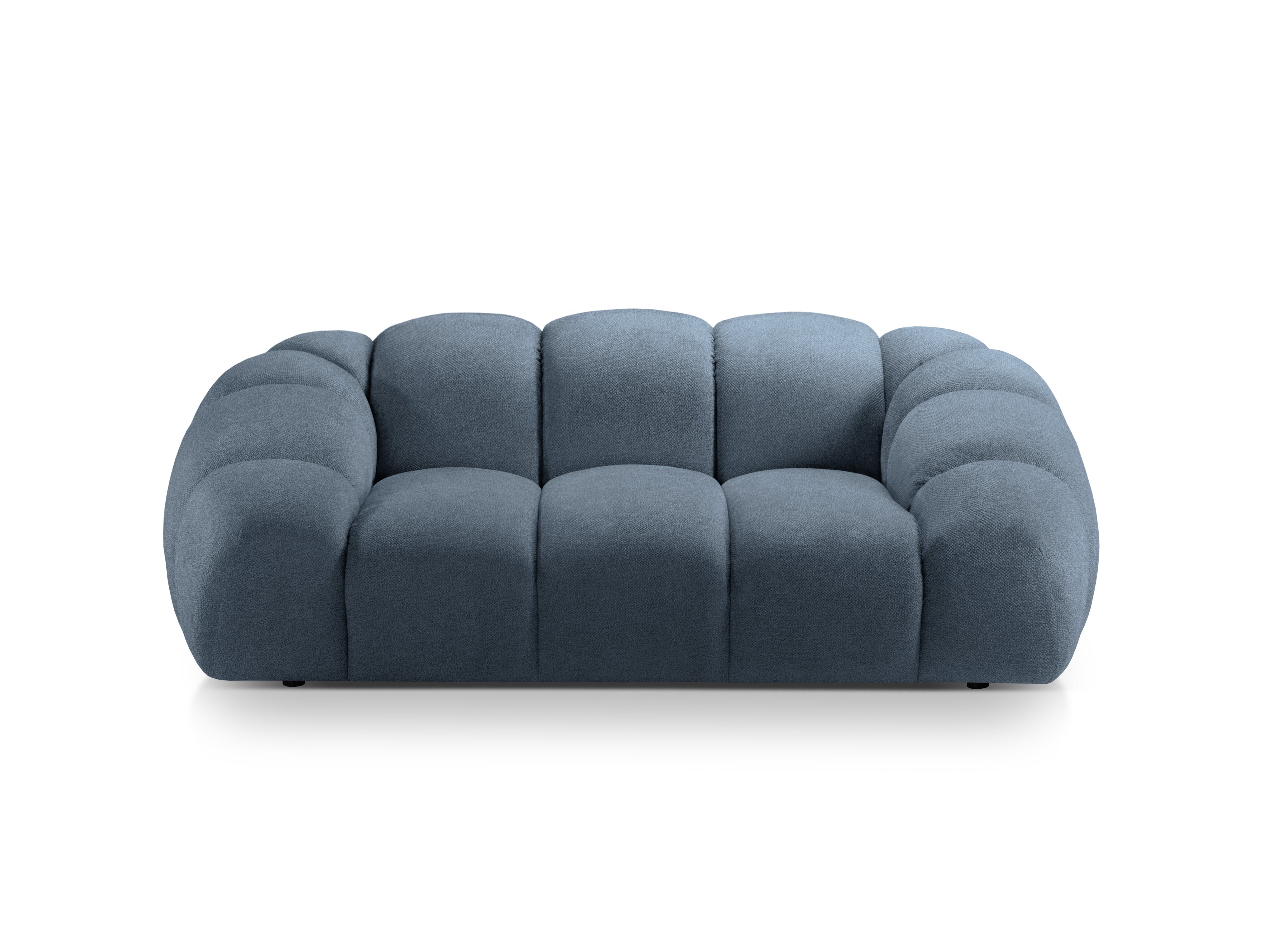2-seater Sofa DIANA light blue chenille