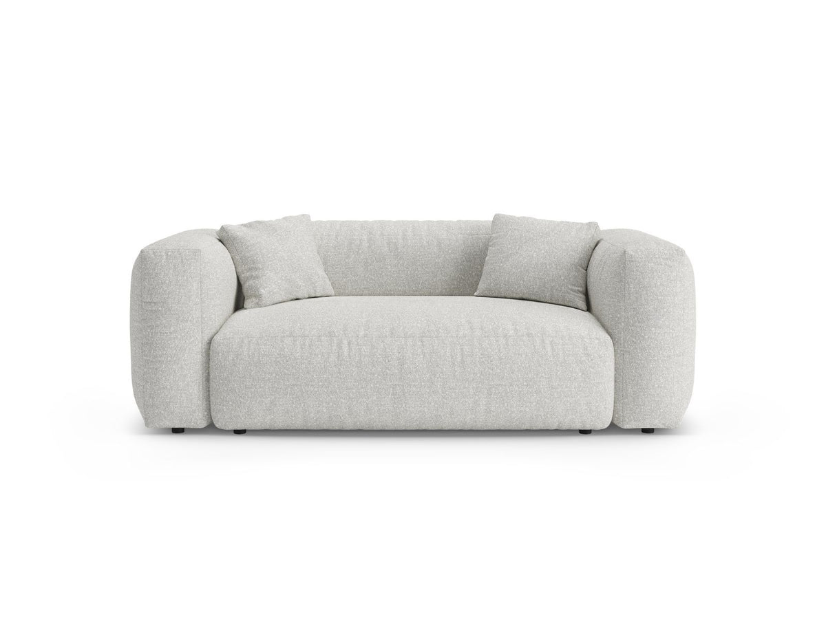 Sofa 2-osobowa MARTINA szarobeżowy melanż boucle – Micadoni