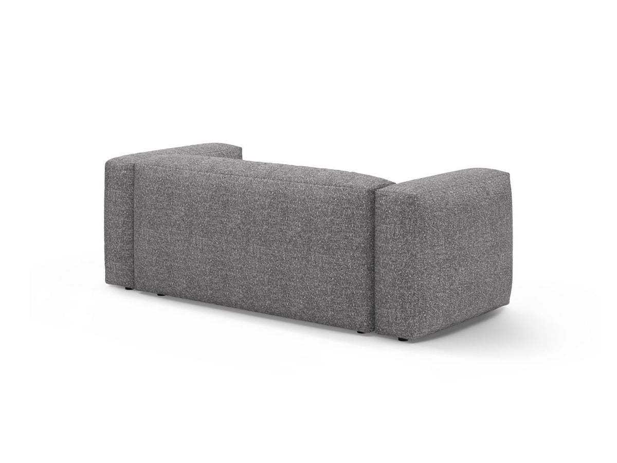 Sofa 2-osobowa MARTINA grafitowy boucle – ujęcie tylne