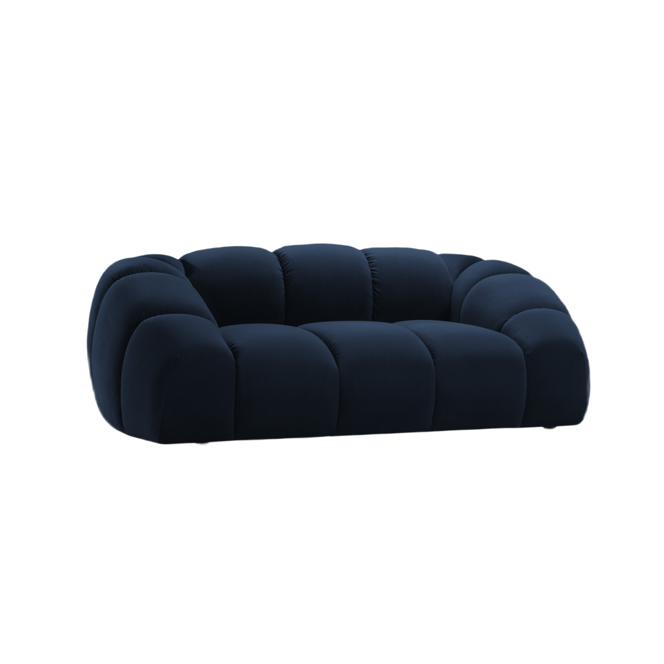 Velvet 2-Seater Sofa DIANA Royal Blue
