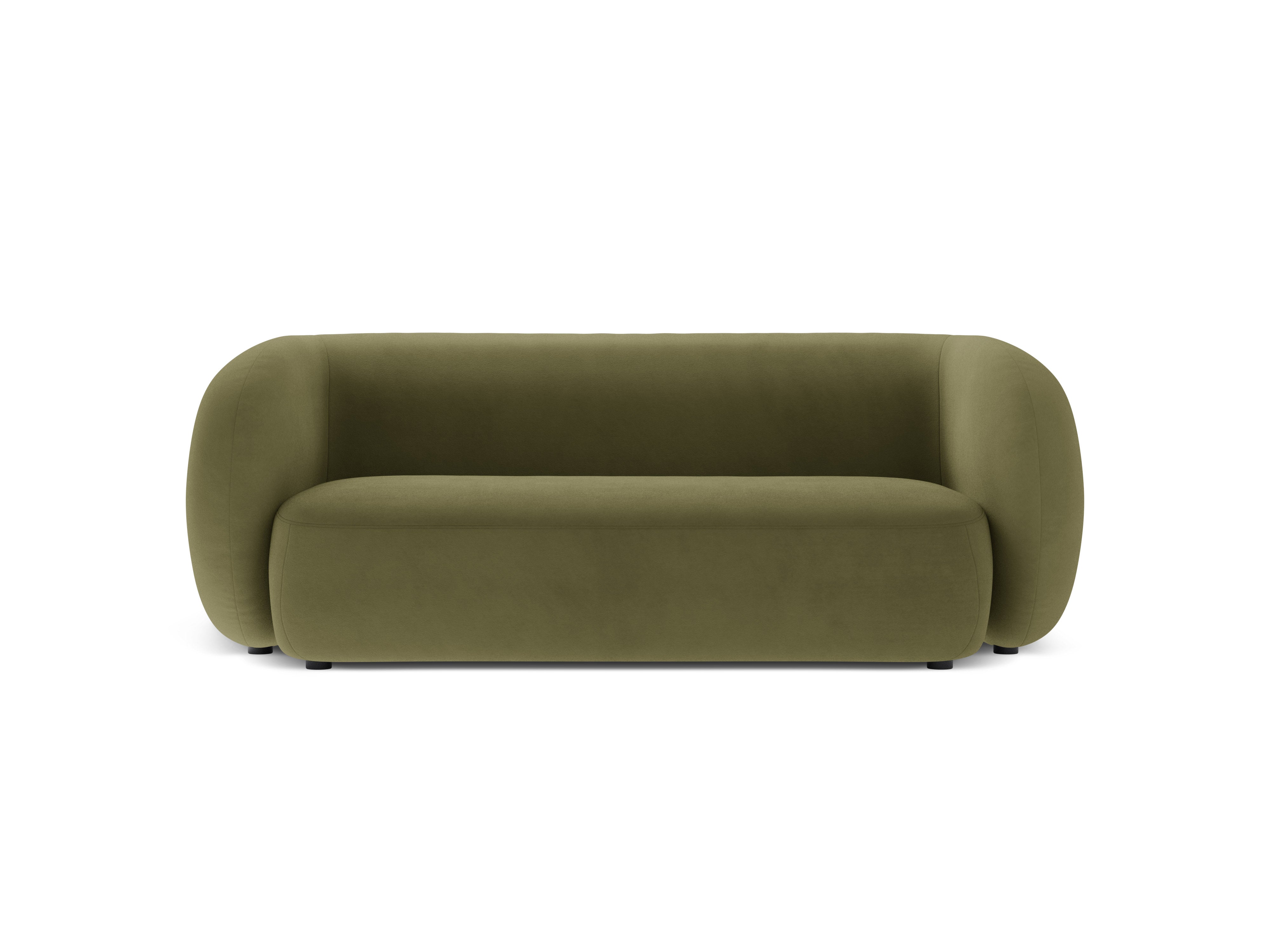 Samtsofa 2-sitzig KATE grün