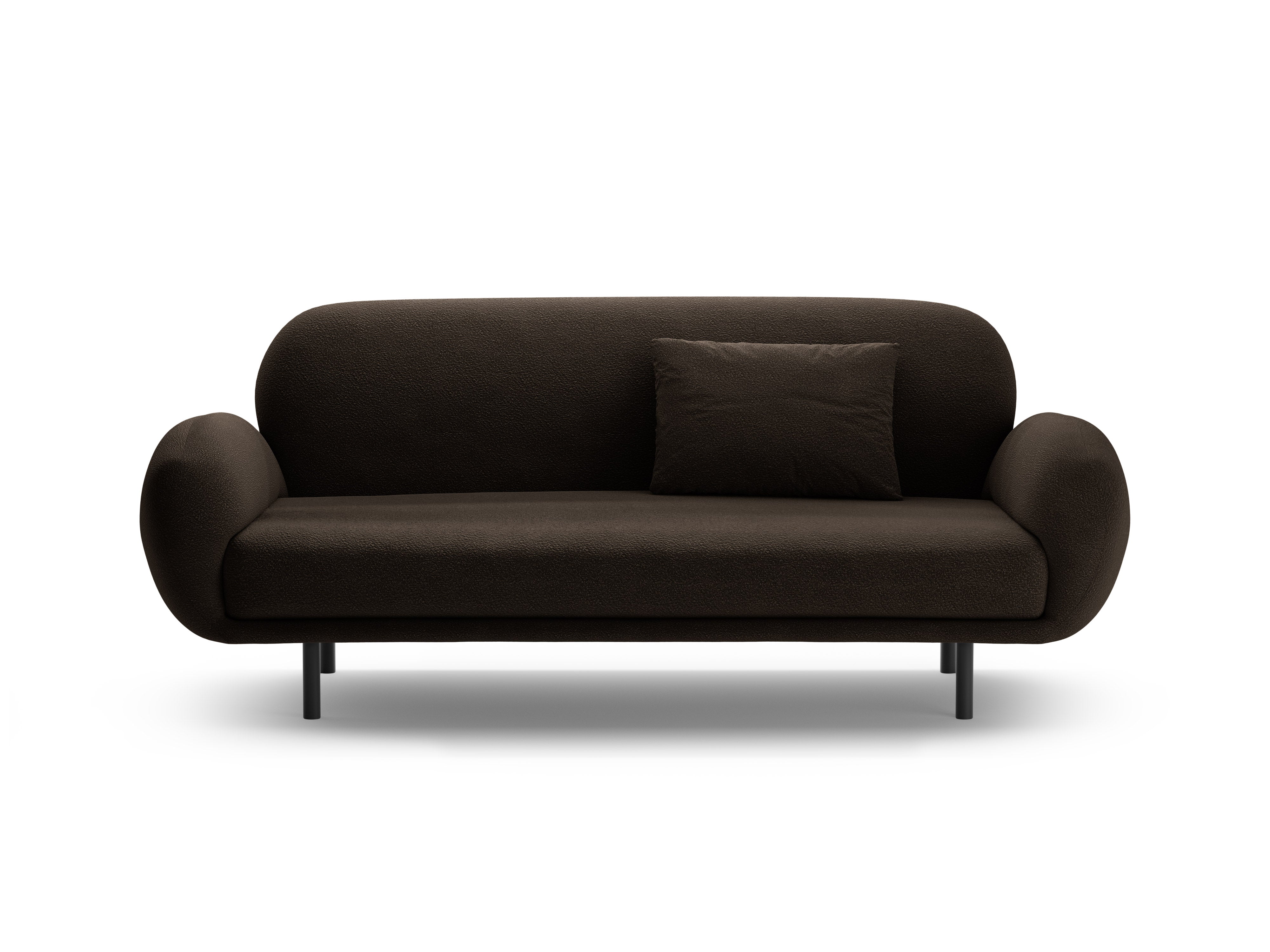 2.5-seater Sofa POPPY brown boucle