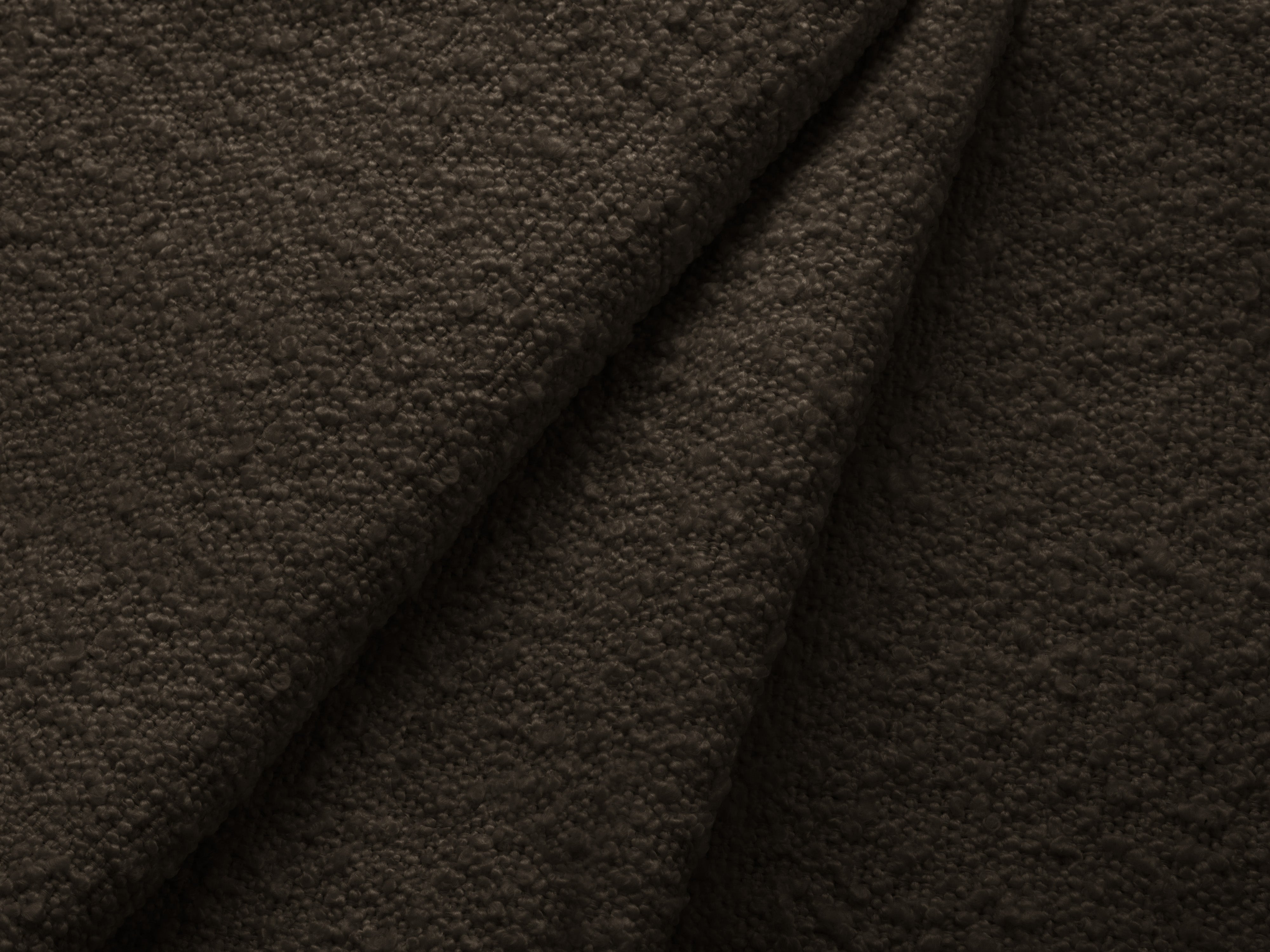 2.5-seater Sofa POPPY brown boucle