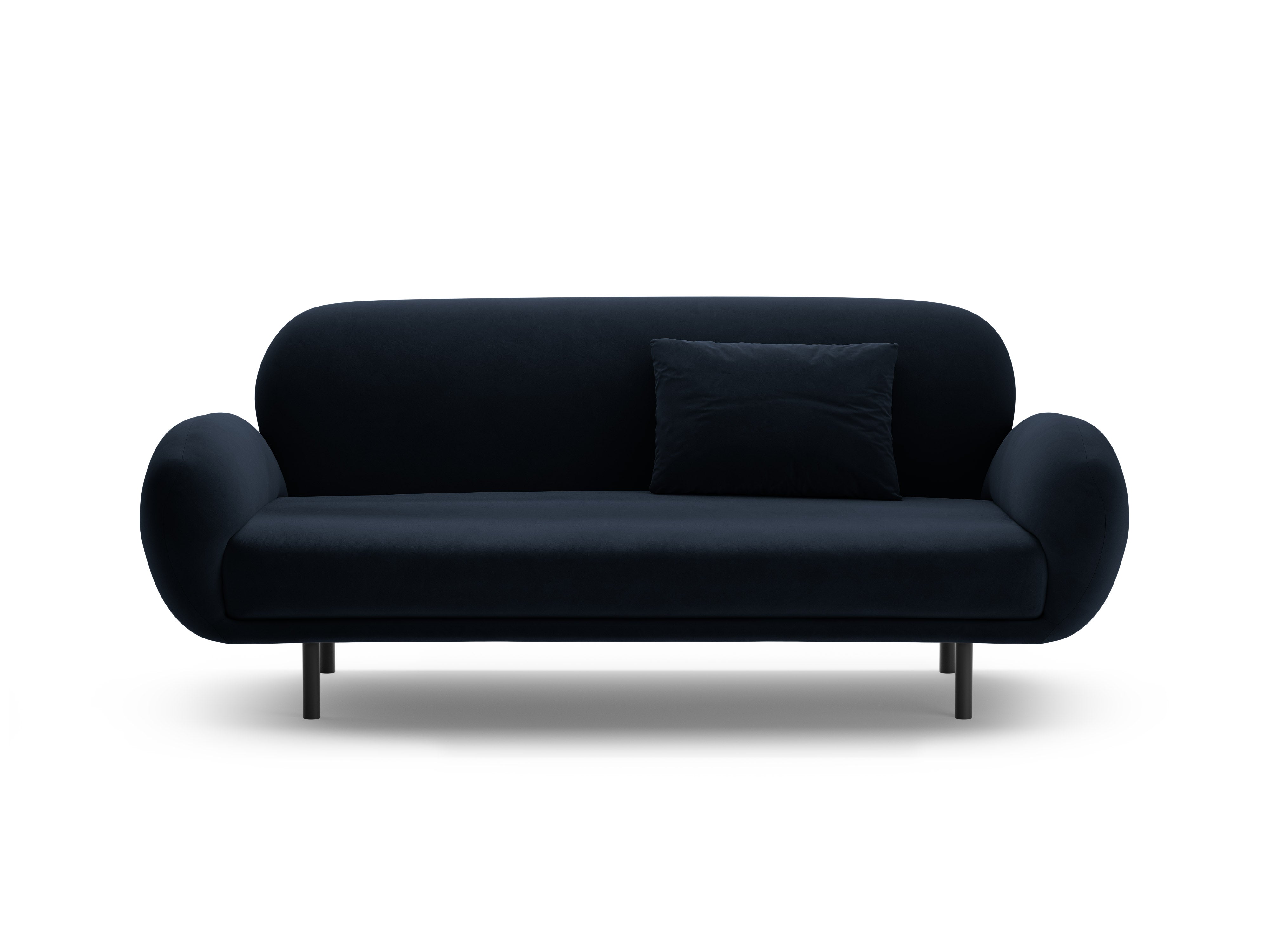 Velvet 2.5-Seater Sofa POPPY Royal Blue