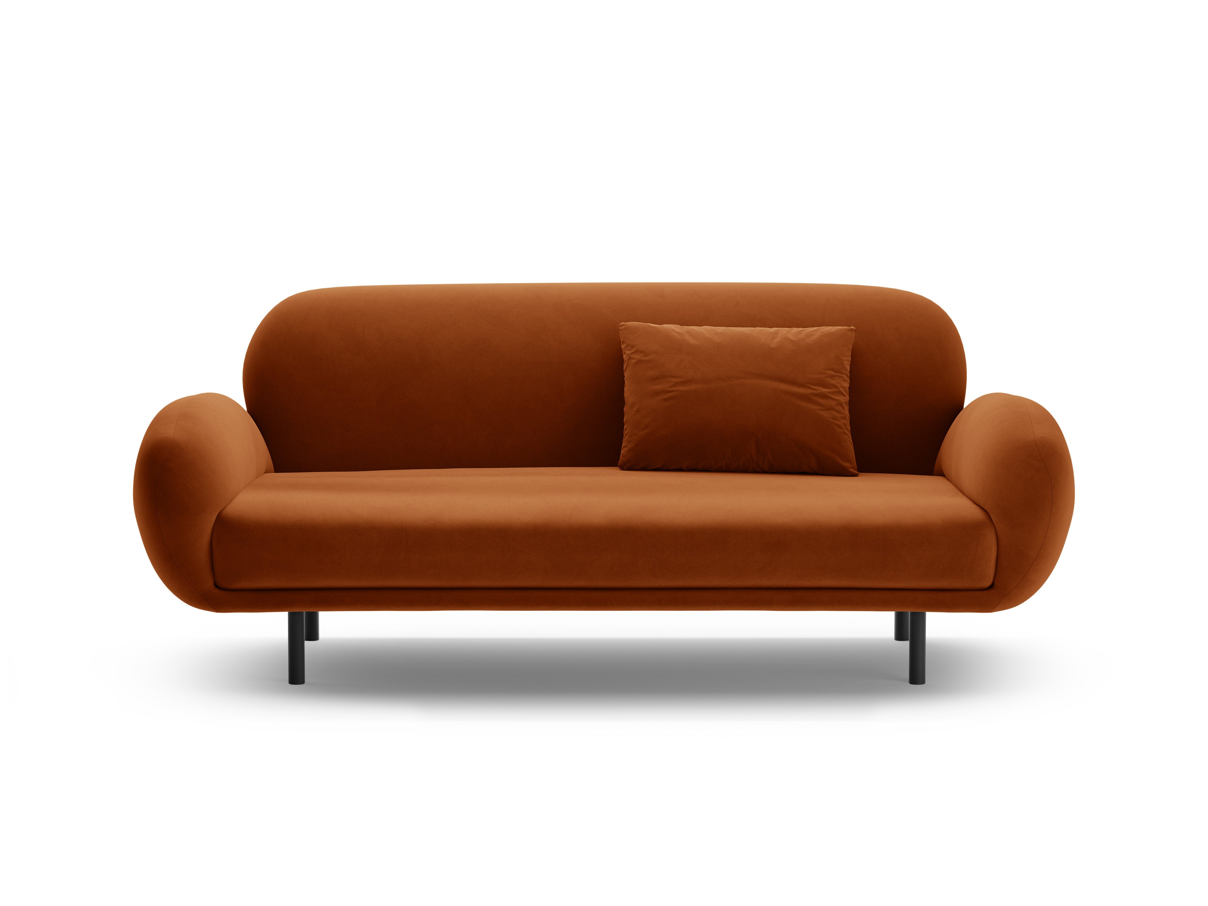 Velvet Cushion POPPY terracotta
