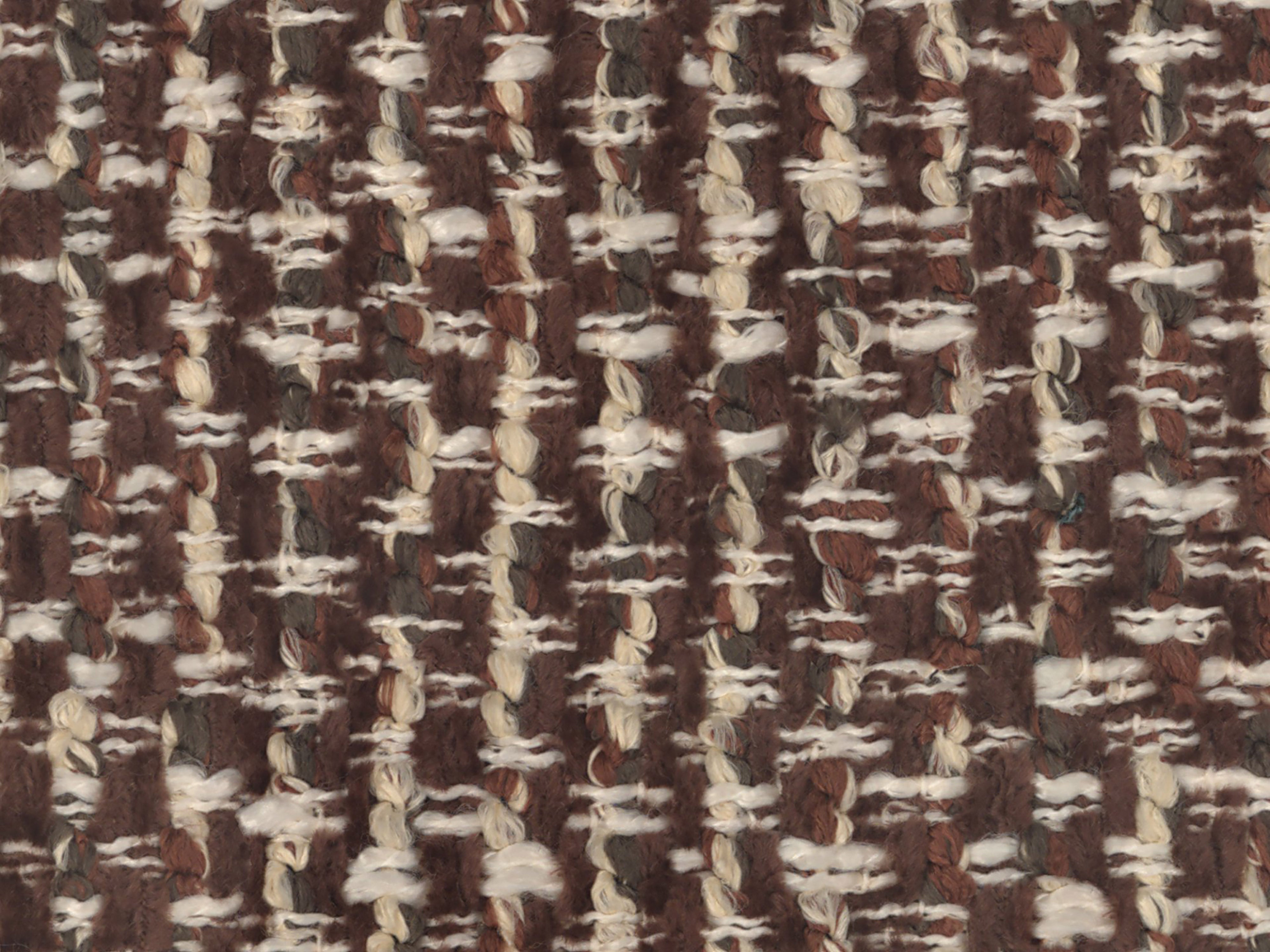 Sofa 2,5-sitzige POPPY braunes Chenille