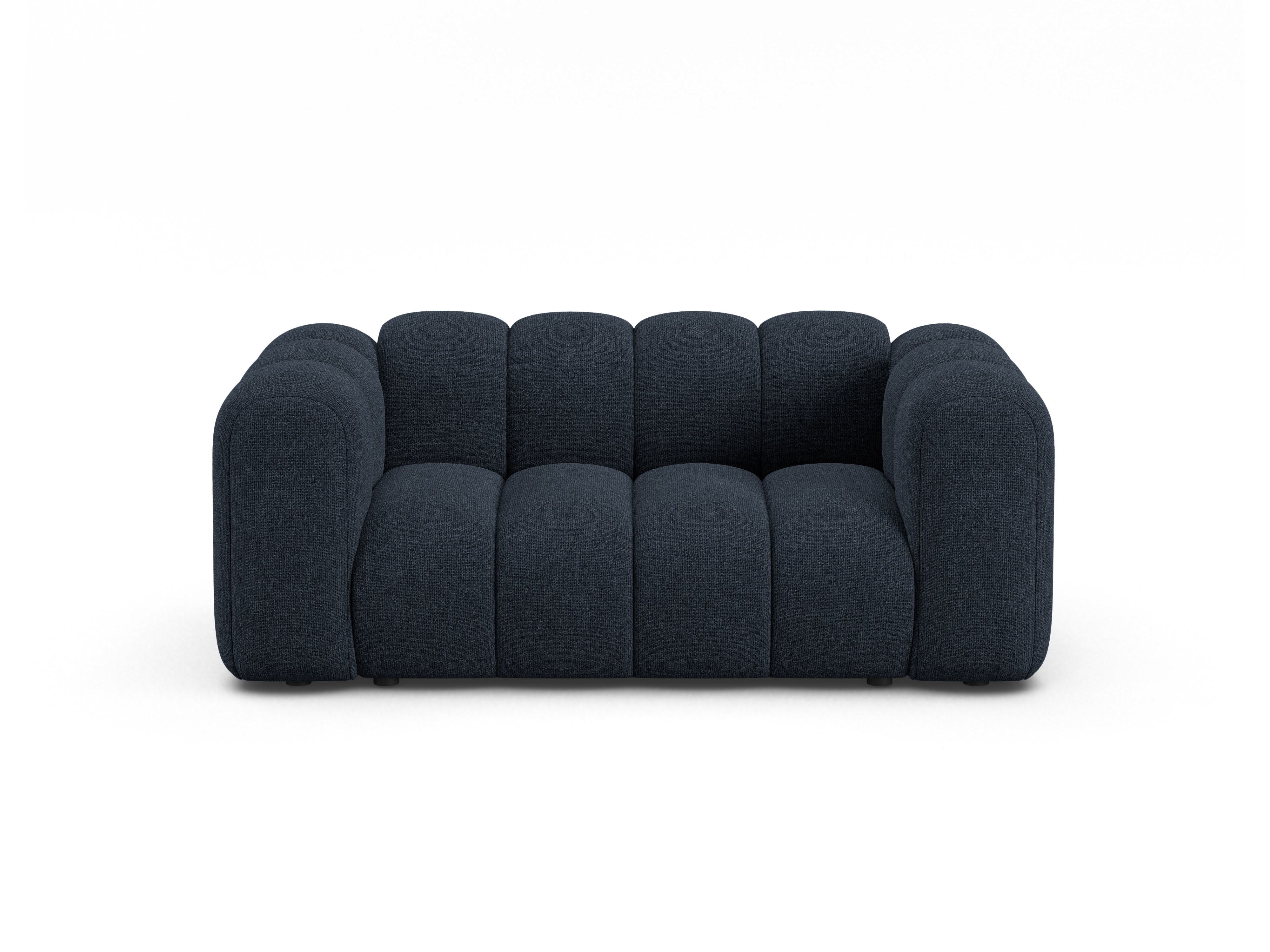 Sofa 2-osobowa LUPINE granatowy szenil – Micadoni
