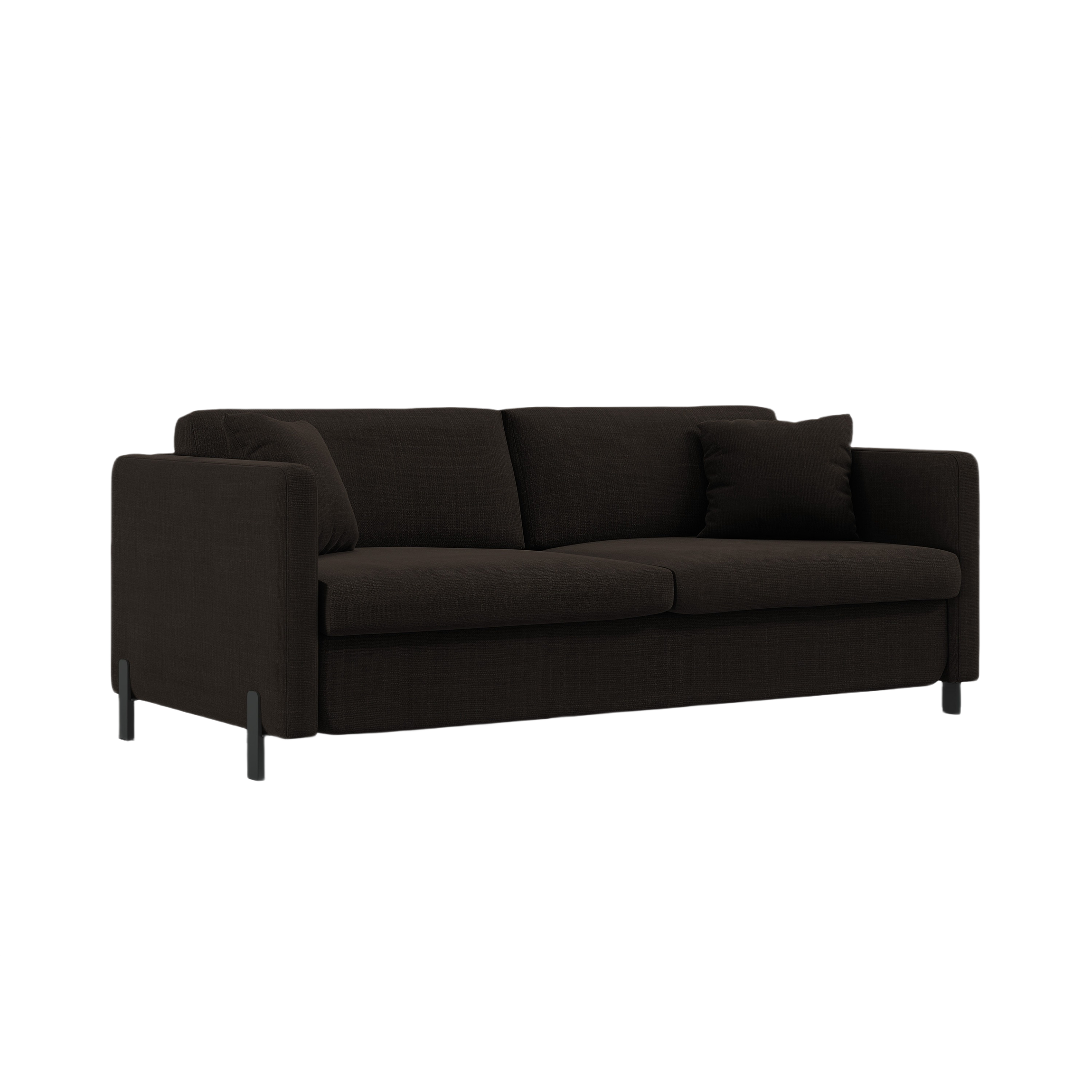 Sofa 3-osobowa z funkcją spania GLORIA ciemnoszary szenil – Micadoni