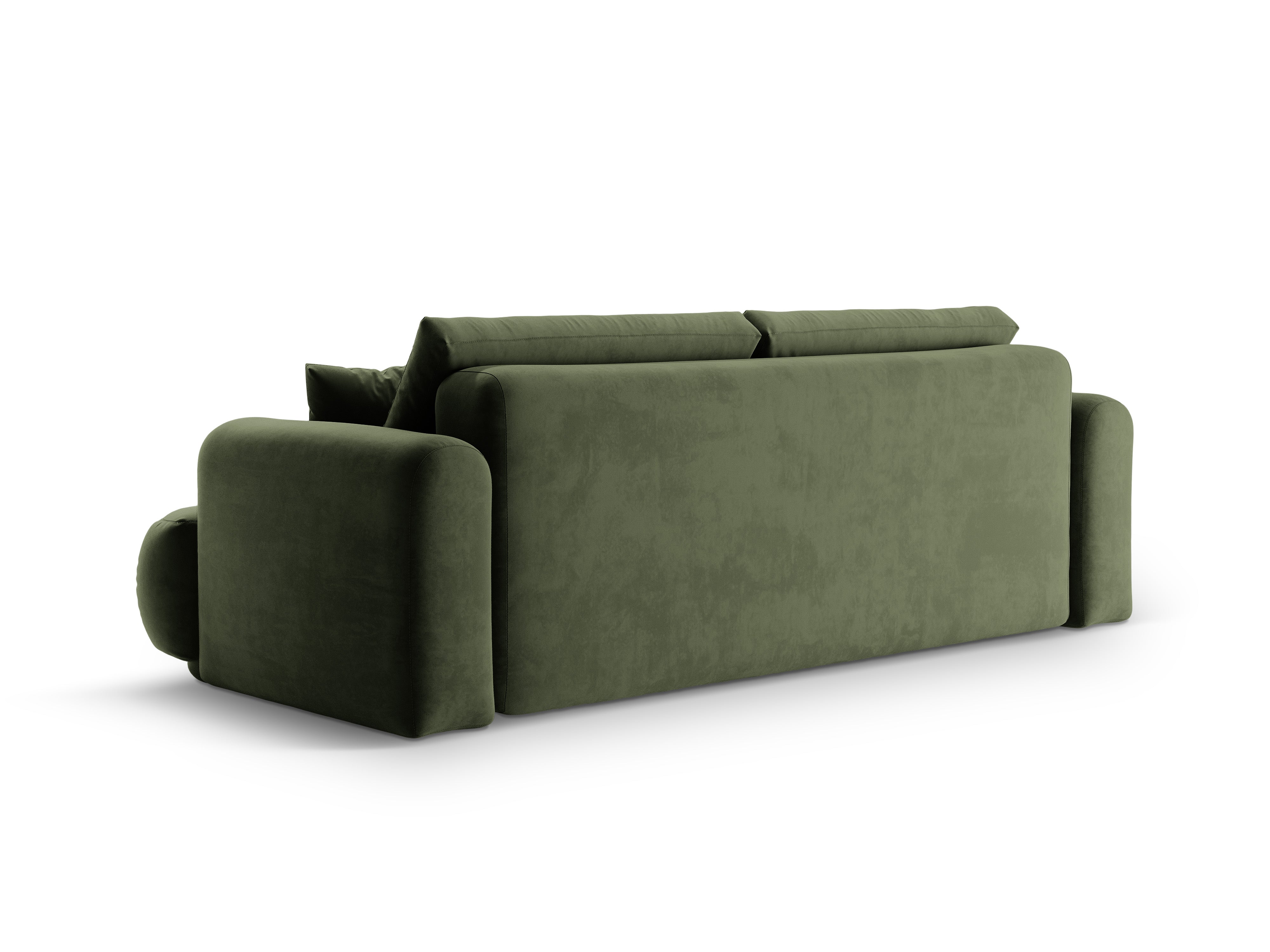 Velvet sofa with Ella Green sleeping function