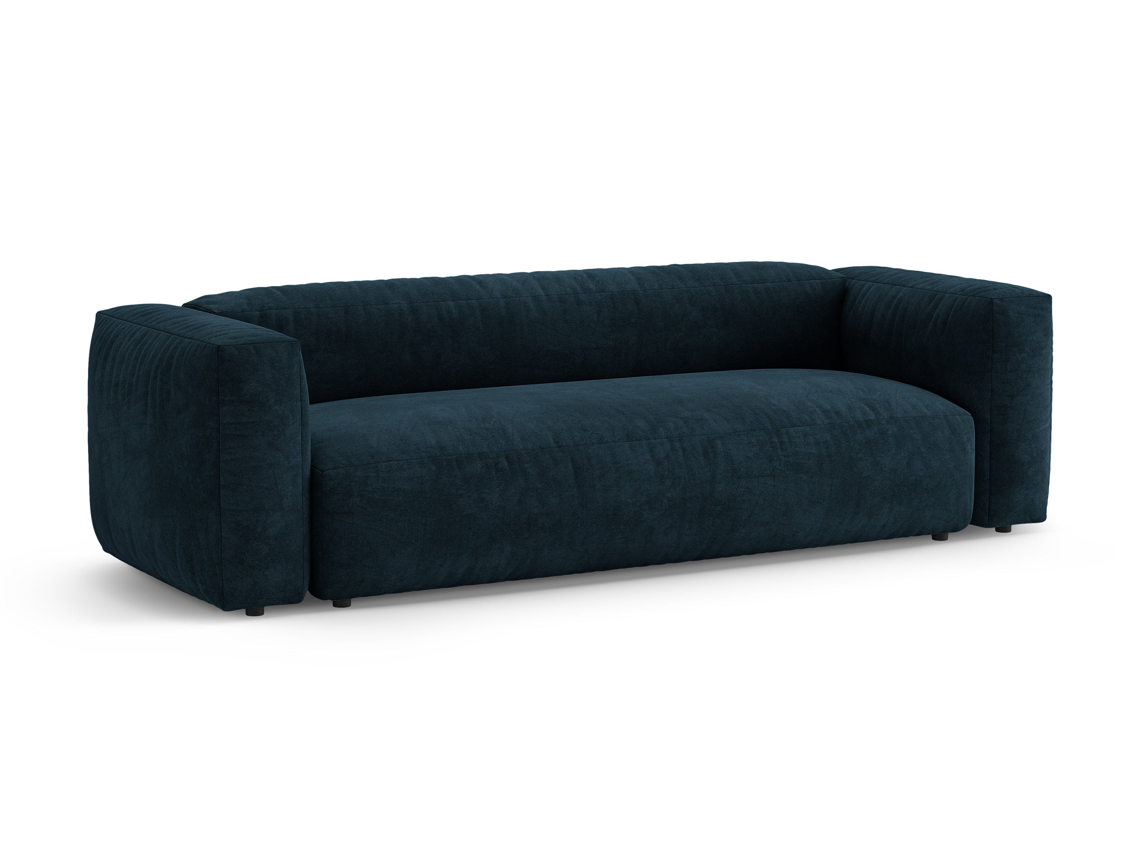 Sofa MARTINA 3-Sitzer mit Schlaffunktion in tiefem Petrol