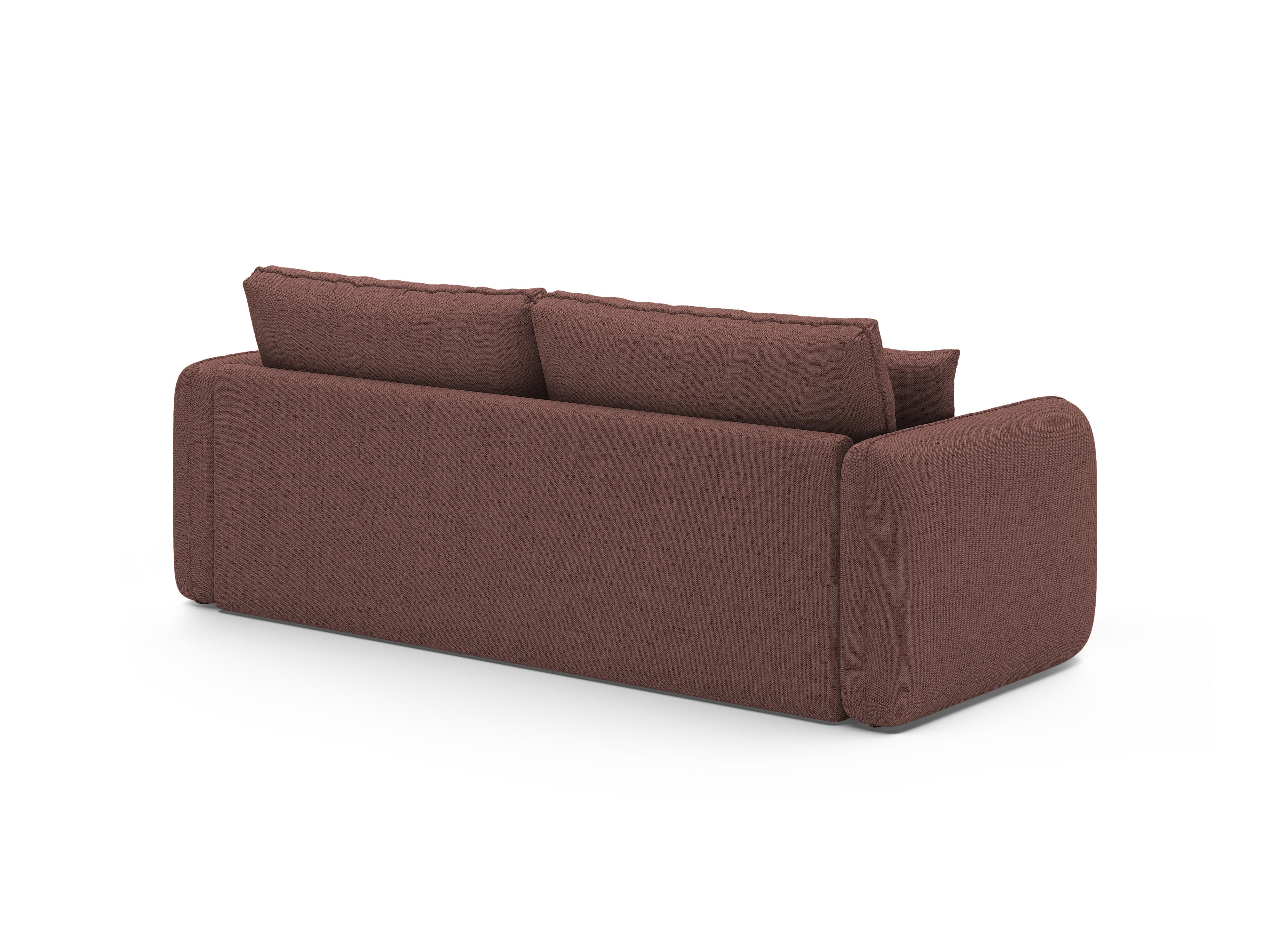3-Seater Sofa with Sleeping Function DORMI Dark Pink