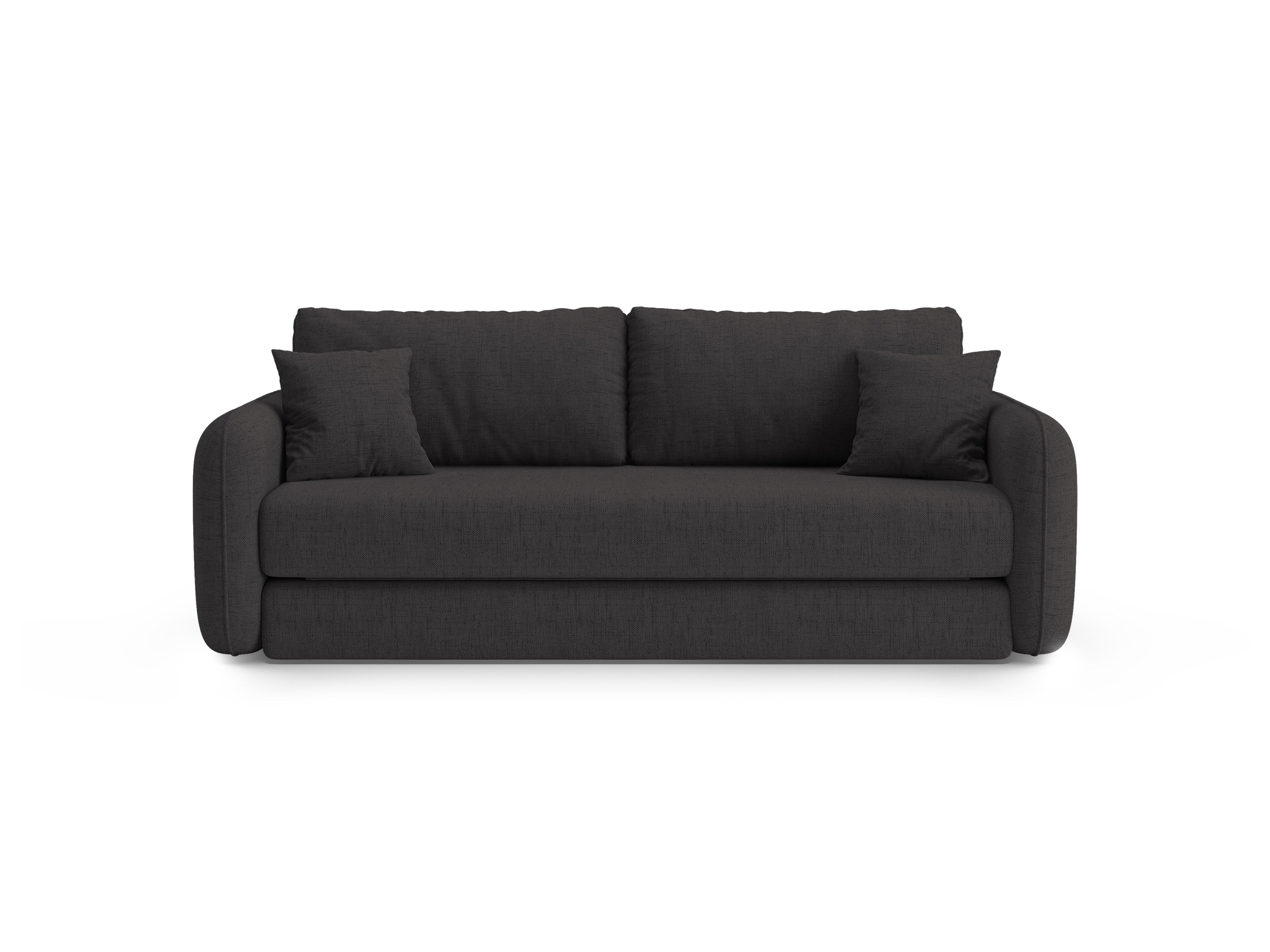 Dormi Anthracite 3-Seater Sofa with Sleeping Function